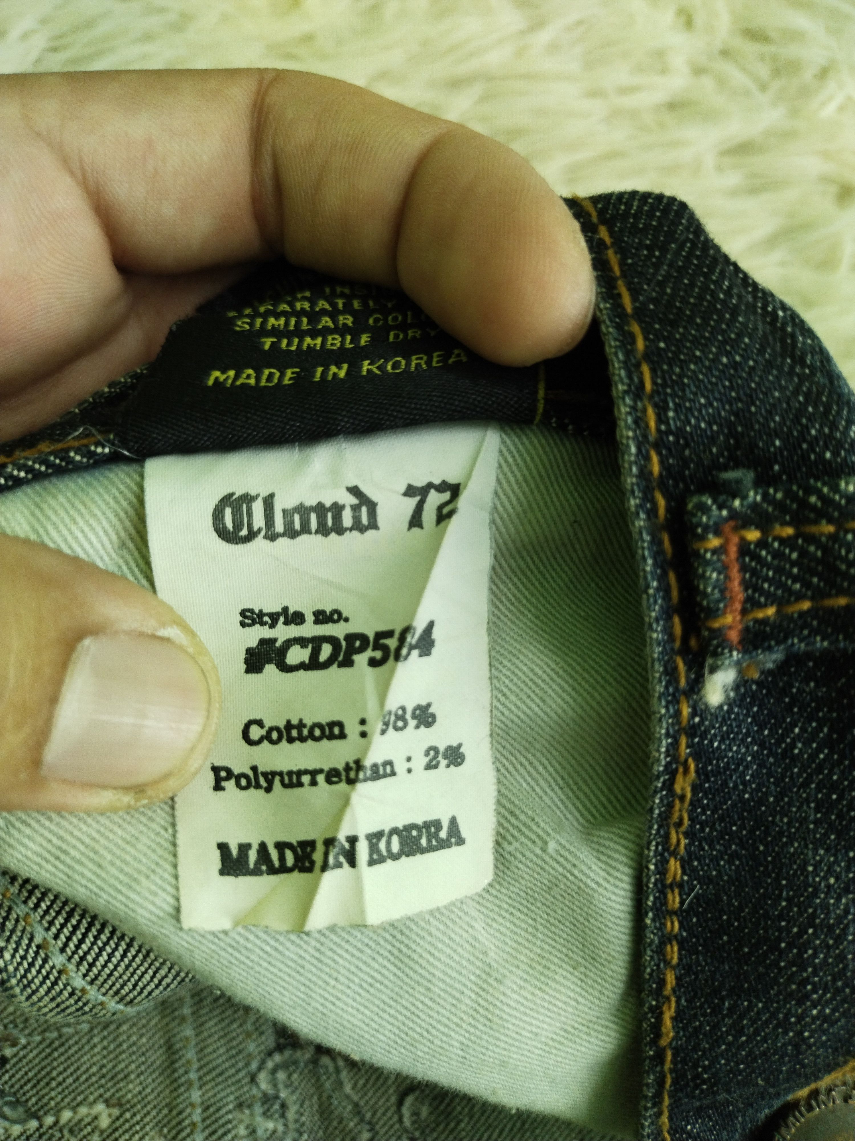 Japanese Brand RARE 🔥 VINTAGE CLOUD 72 MAFIA MENS JEANS Size US 39 - 15 Thumbnail