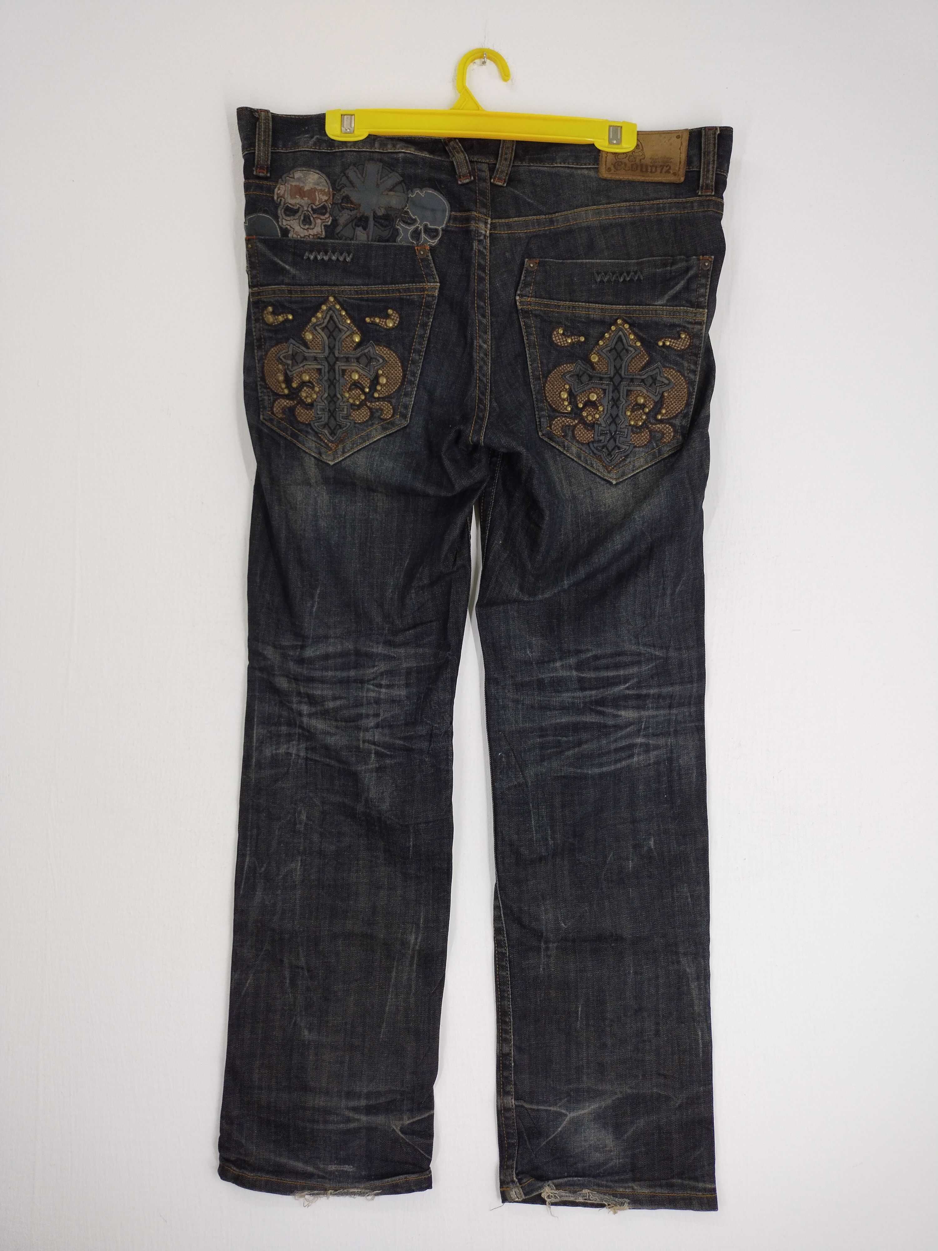 image of Skulls x Vintage Cloud 72 Mafia Mens Jeans (Size 39)