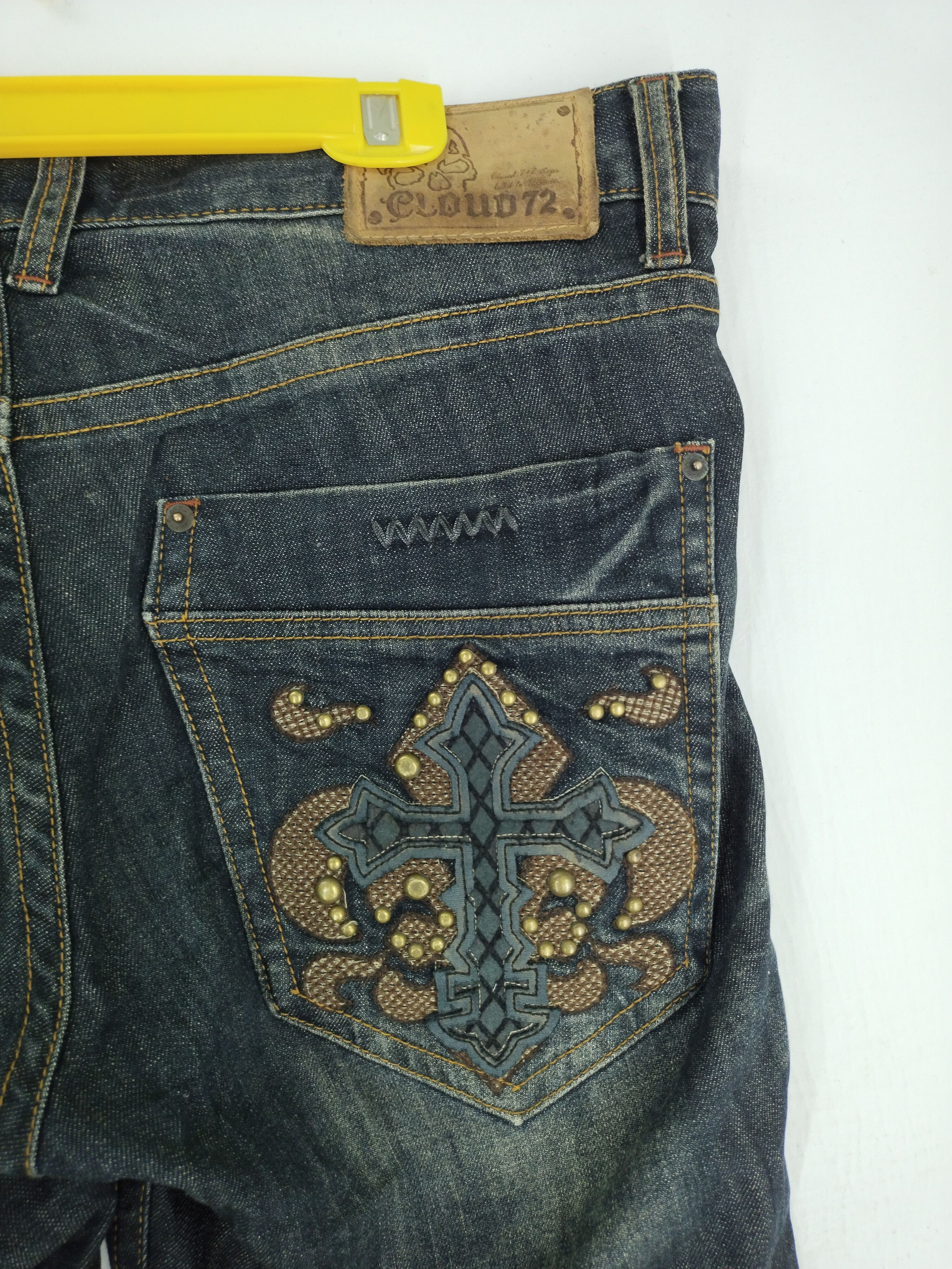 Japanese Brand RARE 🔥 VINTAGE CLOUD 72 MAFIA MENS JEANS Size US 39 - 2 Thumbnail