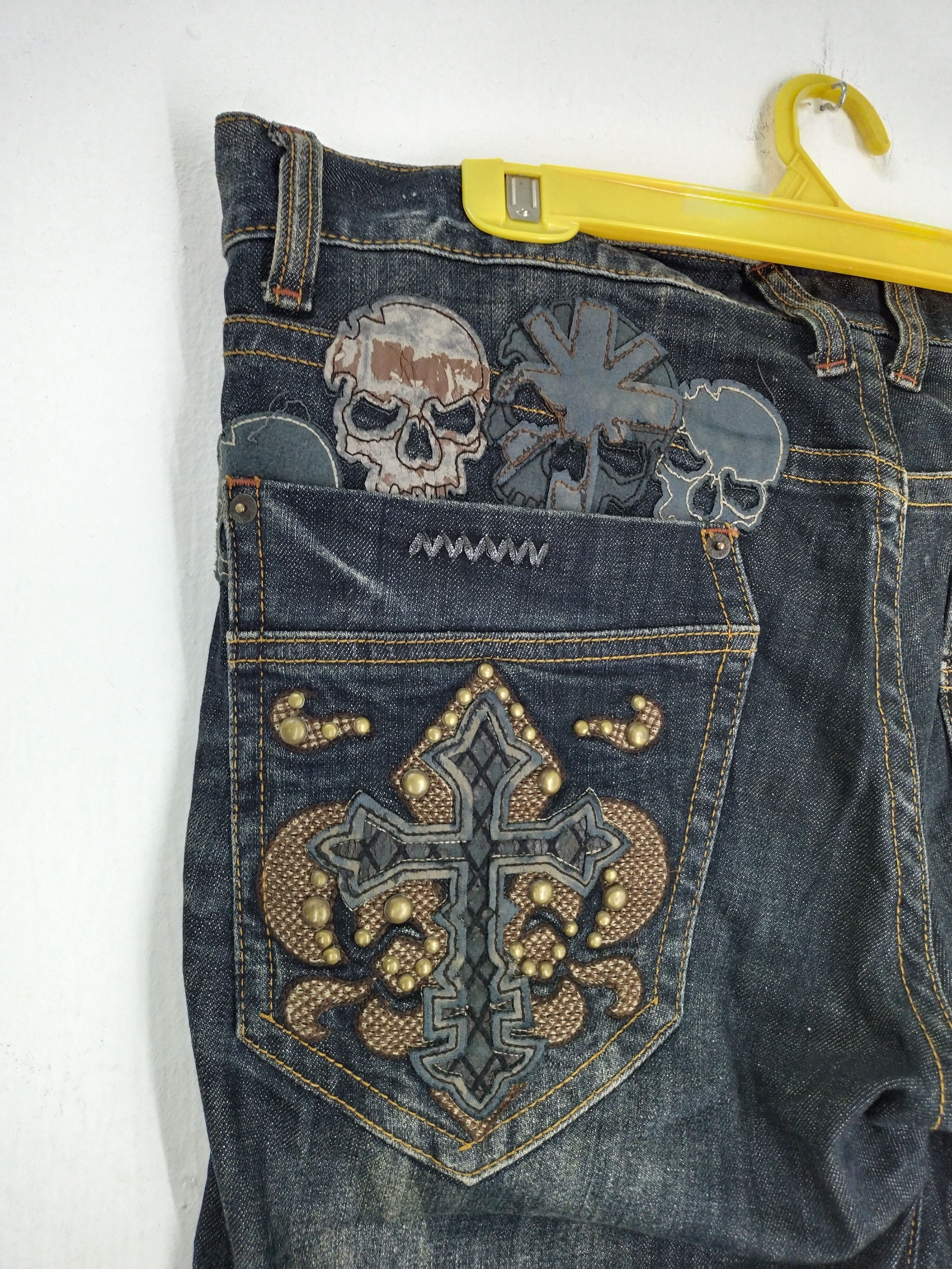 Japanese Brand RARE 🔥 VINTAGE CLOUD 72 MAFIA MENS JEANS Size US 39 - 4 Thumbnail