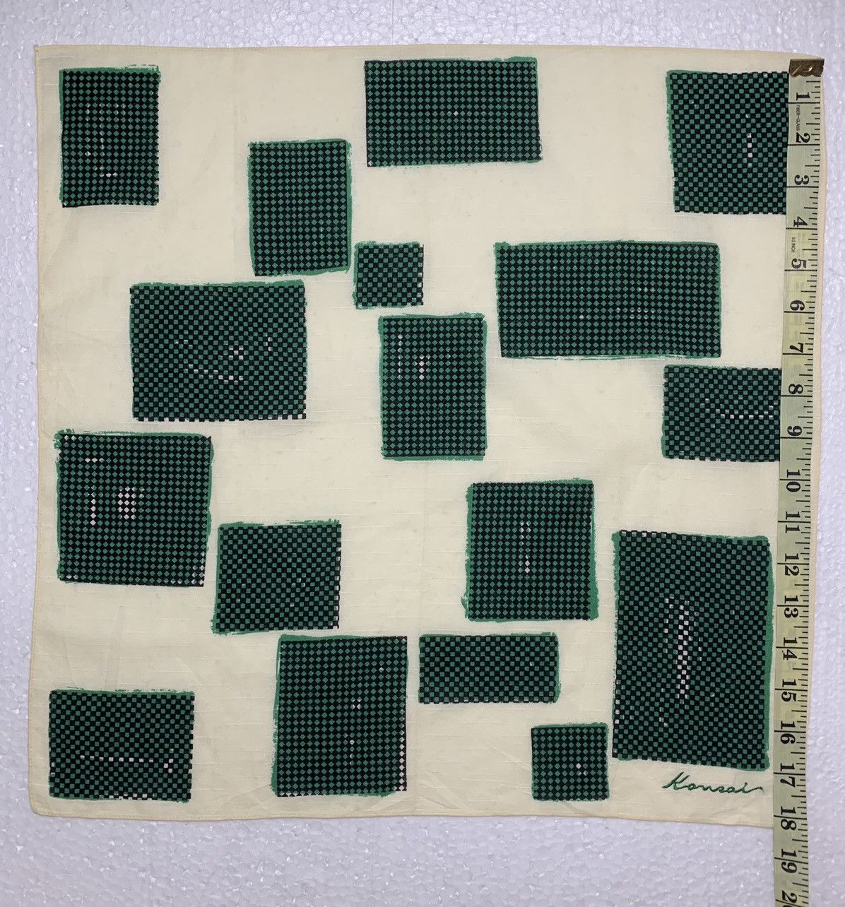 Kansai Yamamoto Vintage Kansai Yamamoto Handkerchief /Neckerchief /Bandana Size ONE SIZE - 6 Thumbnail