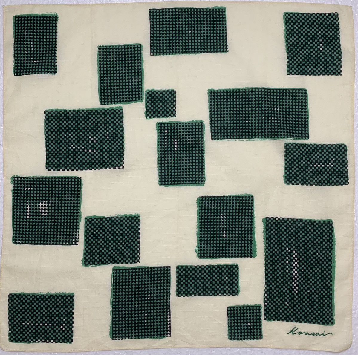 Kansai Yamamoto Vintage Kansai Yamamoto Handkerchief /Neckerchief /Bandana Size ONE SIZE - 3 Thumbnail