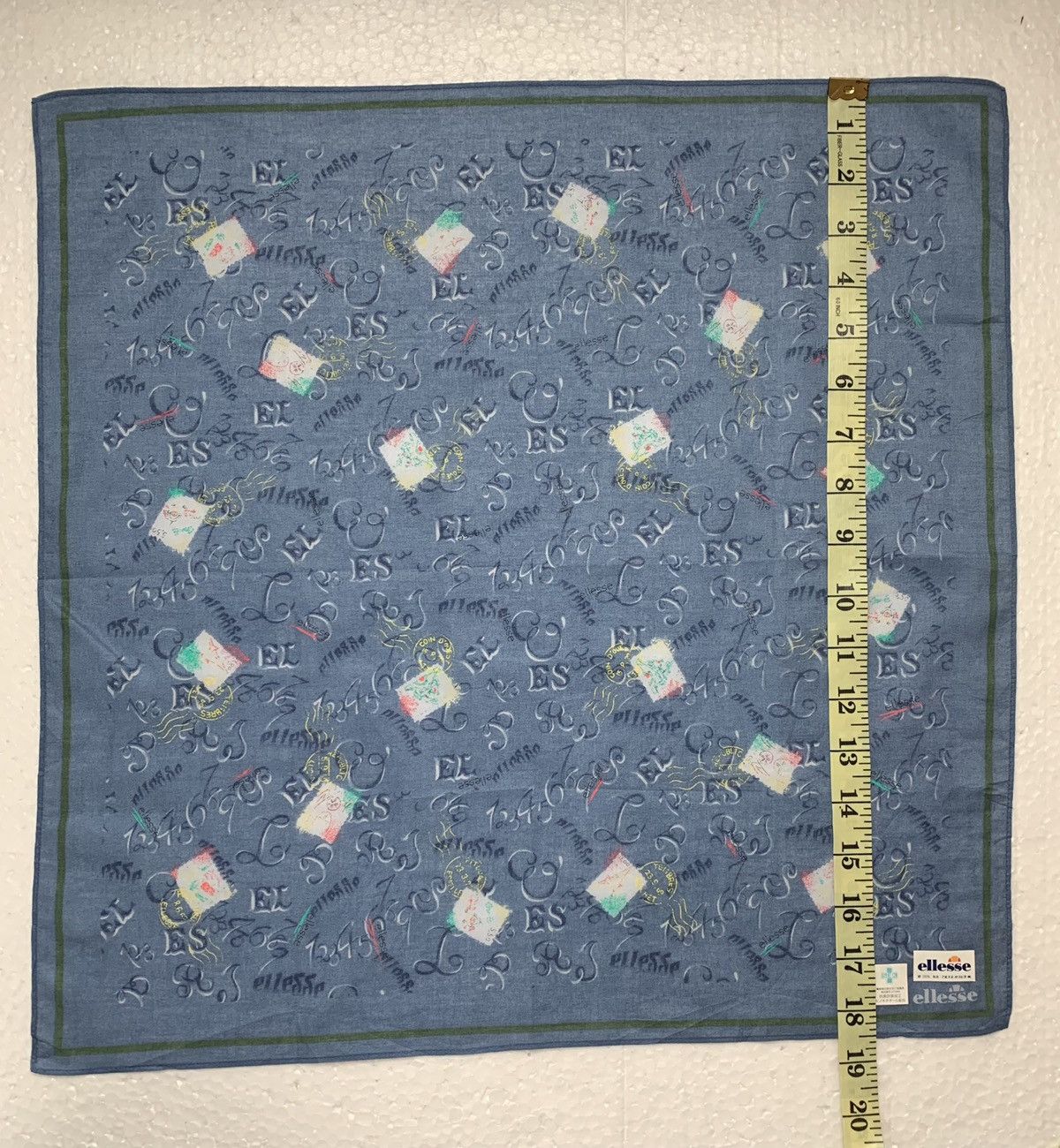 Ellesse Vintage Ellesse Handkerchief / Bandana Size ONE SIZE - 7 Thumbnail