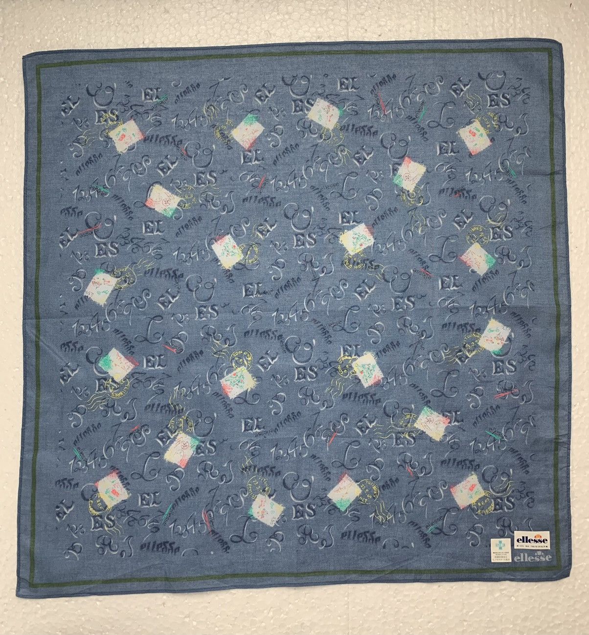 Ellesse Vintage Ellesse Handkerchief / Bandana Size ONE SIZE - 3 Thumbnail