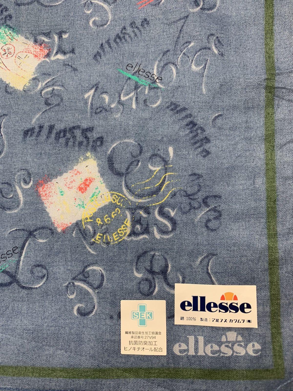 Ellesse Vintage Ellesse Handkerchief / Bandana Size ONE SIZE - 2 Thumbnail