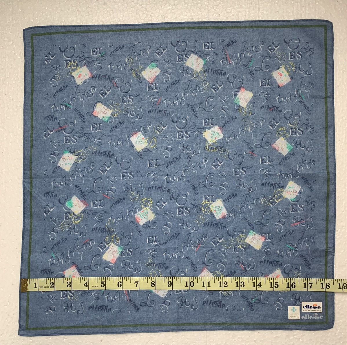 Ellesse Vintage Ellesse Handkerchief / Bandana Size ONE SIZE - 6 Thumbnail