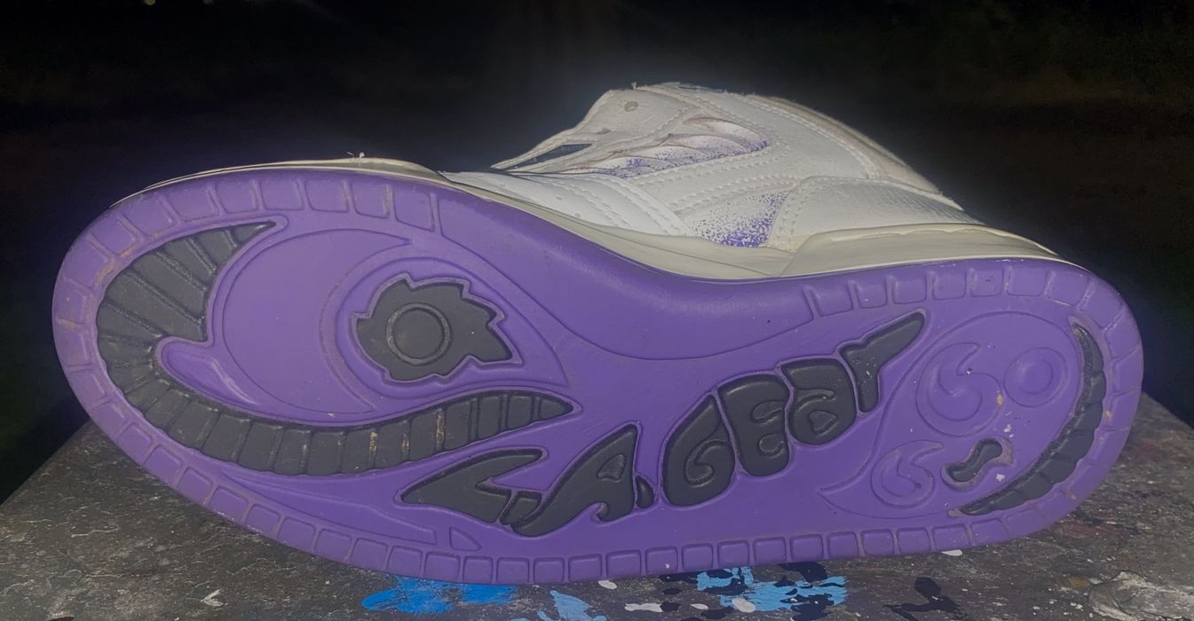 LA Gear Women's Artesia Lowtop | White x Purple x Orange