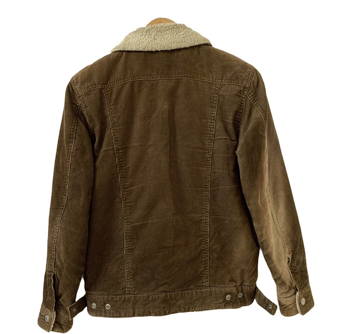 Levi's Vintage Levis Corduroy Shearling Trucker Jacket Size US S / EU 44-46 / 1 - 8 Thumbnail