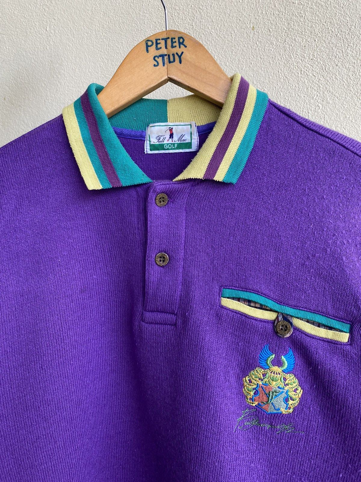Vintage Vintage Full Mac Golf collar sweater Size US L / EU 52-54 / 3 - 3 Thumbnail