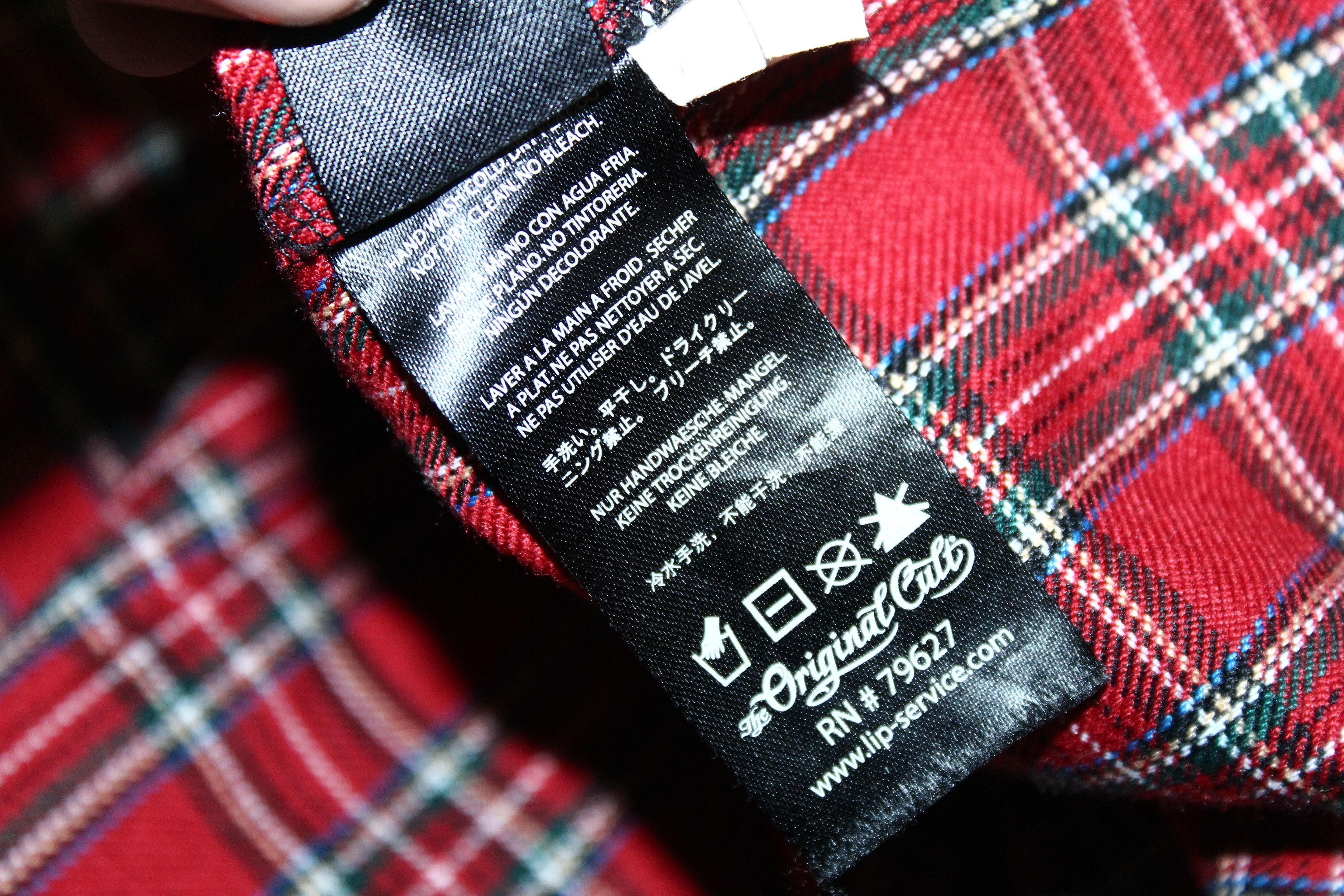 Lip Service Lip Service Red Tartan Bondages Pinafore Dress/skirt Size XXL / US 16-18 / IT 52-54 - 7 Thumbnail