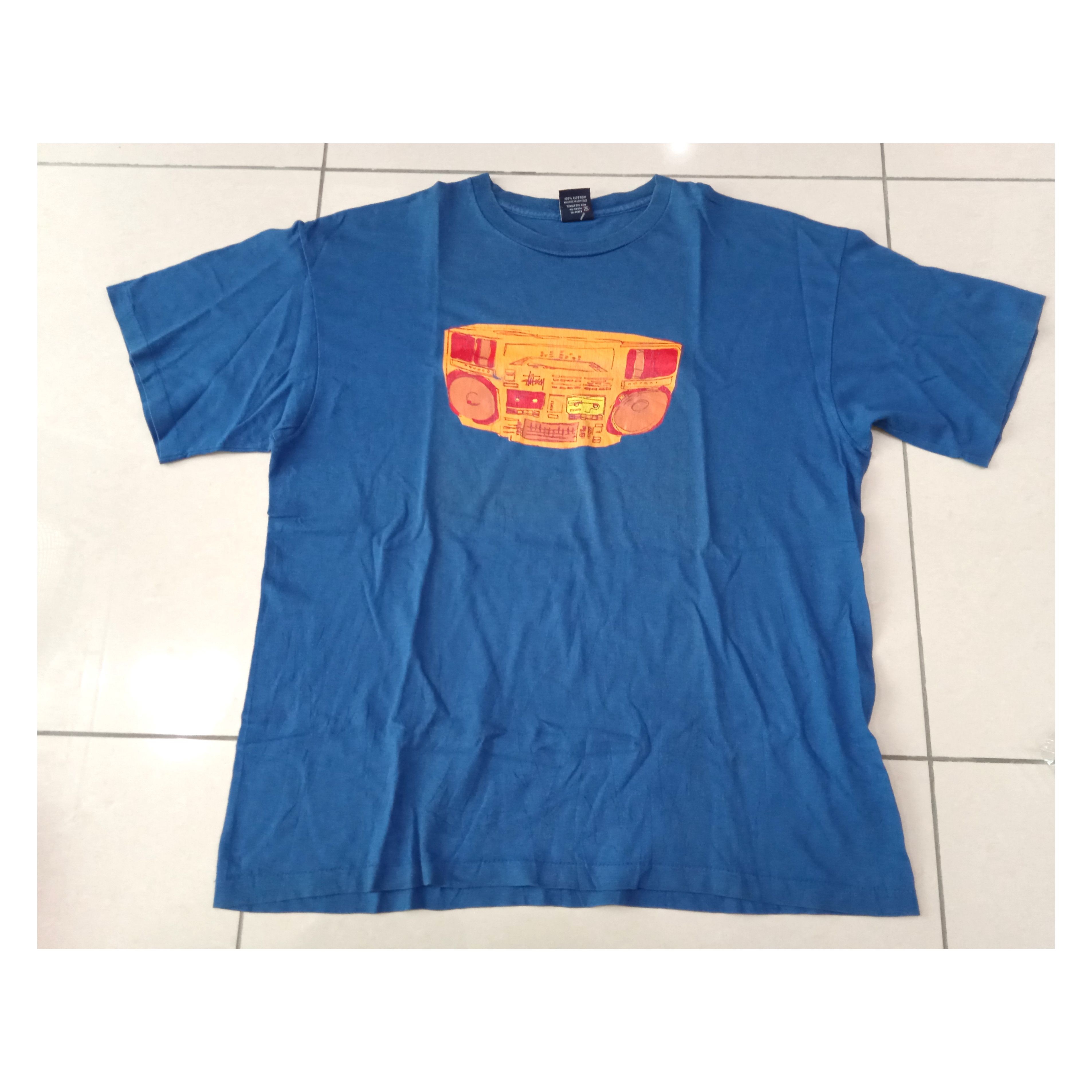 Stussy Vintage 90s Stussy Jukebox T Shirt Size US XL / EU 56 / 4 - 1 Thumbnail