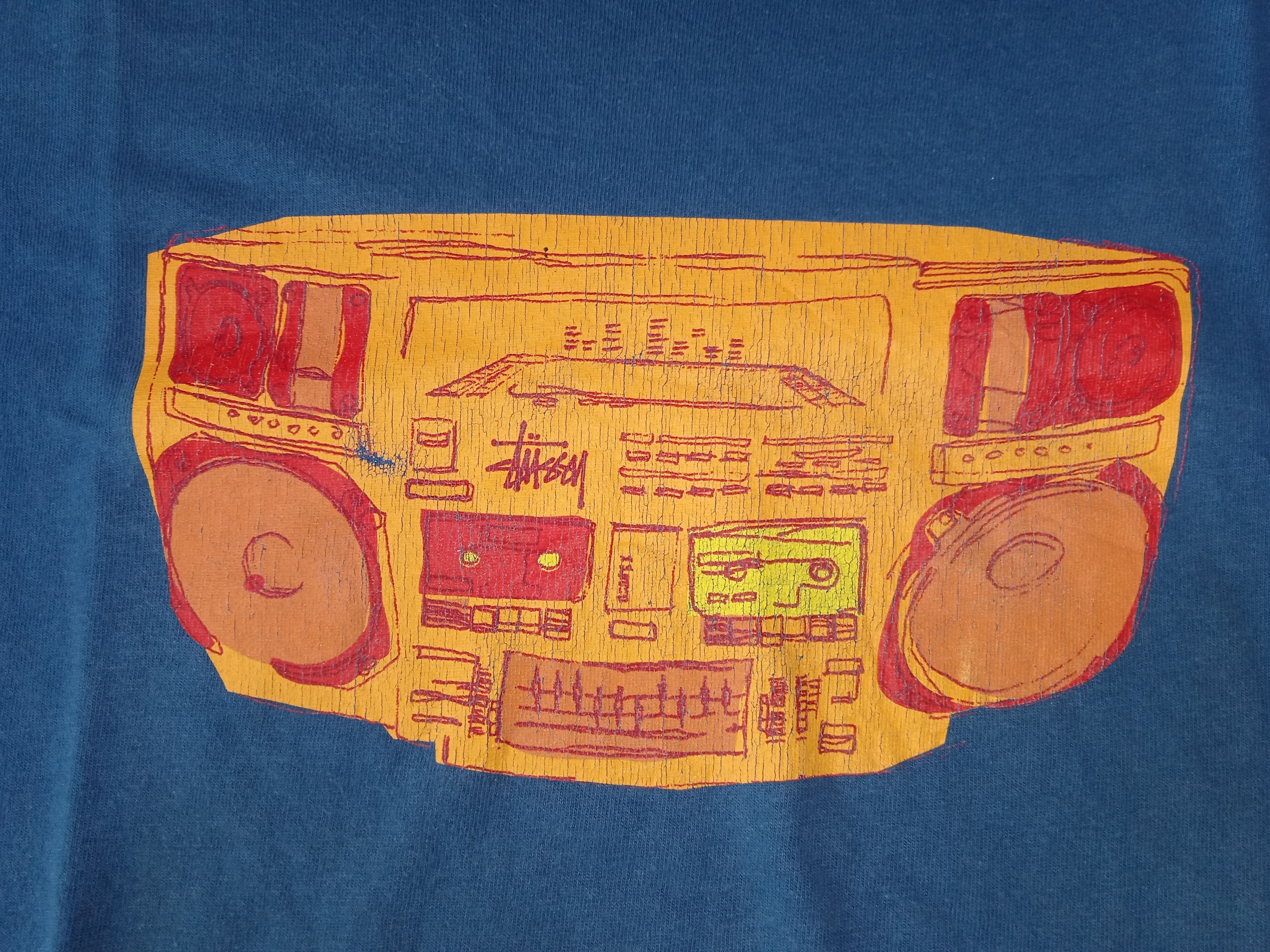 Stussy Vintage 90s Stussy Jukebox T Shirt Size US XL / EU 56 / 4 - 3 Thumbnail