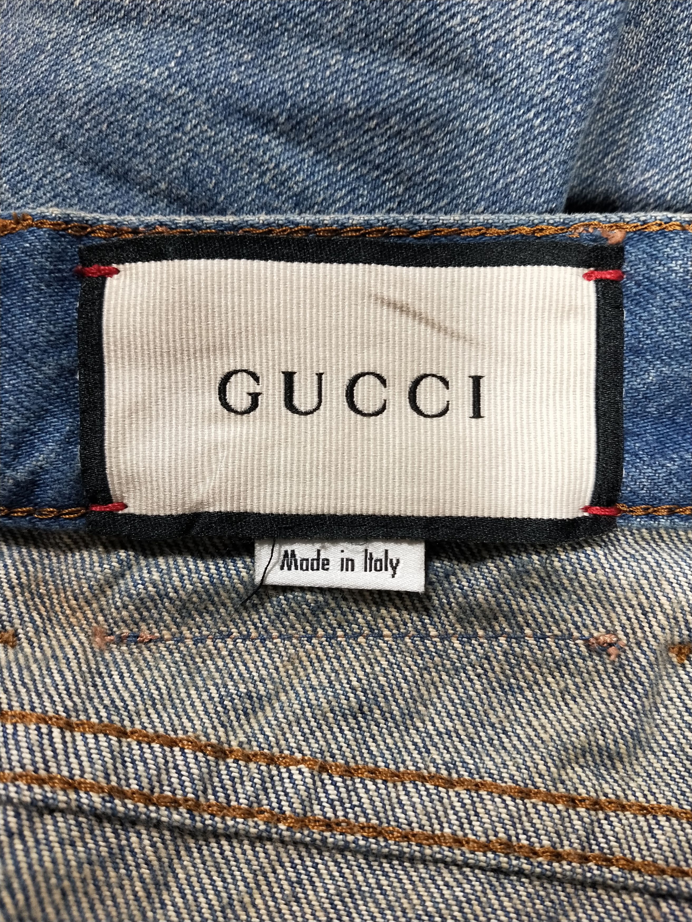 Gucci Symbols Tapered Jeans Size US 34 / EU 50 - 5 Thumbnail