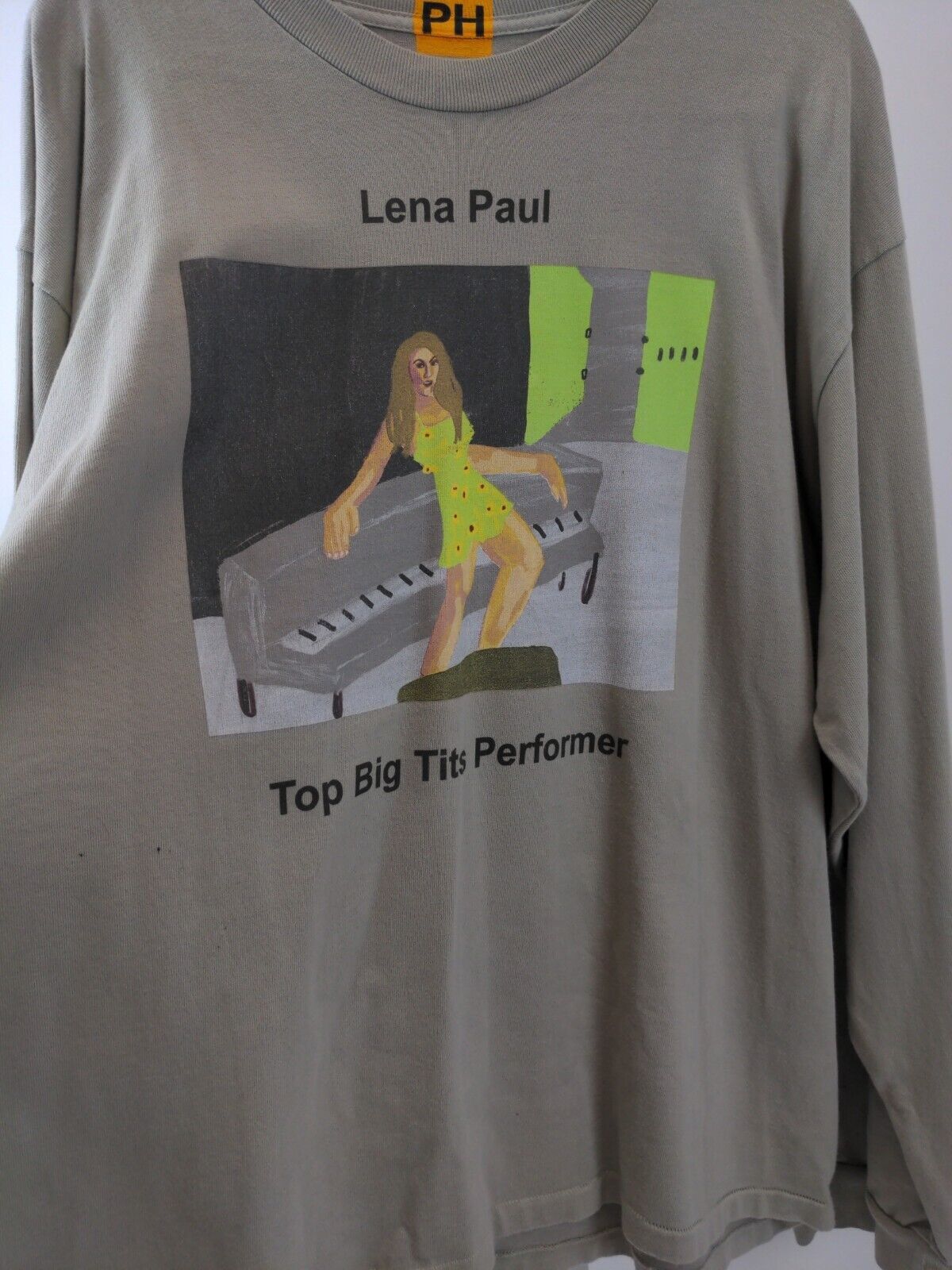 Kanye West Sample PornHub x Yeezy Kanye West Lena Paul Long Sleeve Tee |  Grailed