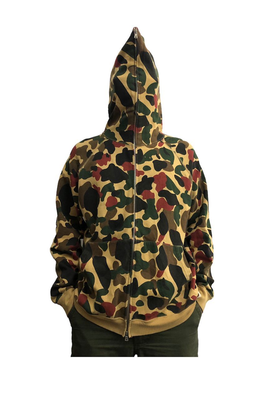 Bape Bape A Bathing Ape Camo Hoodies Shark Style Size US M / EU 48-50 / 2 - 1 Thumbnail