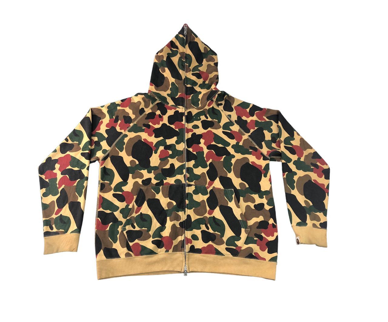 Bape Bape A Bathing Ape Camo Hoodies Shark Style Size US M / EU 48-50 / 2 - 2 Thumbnail