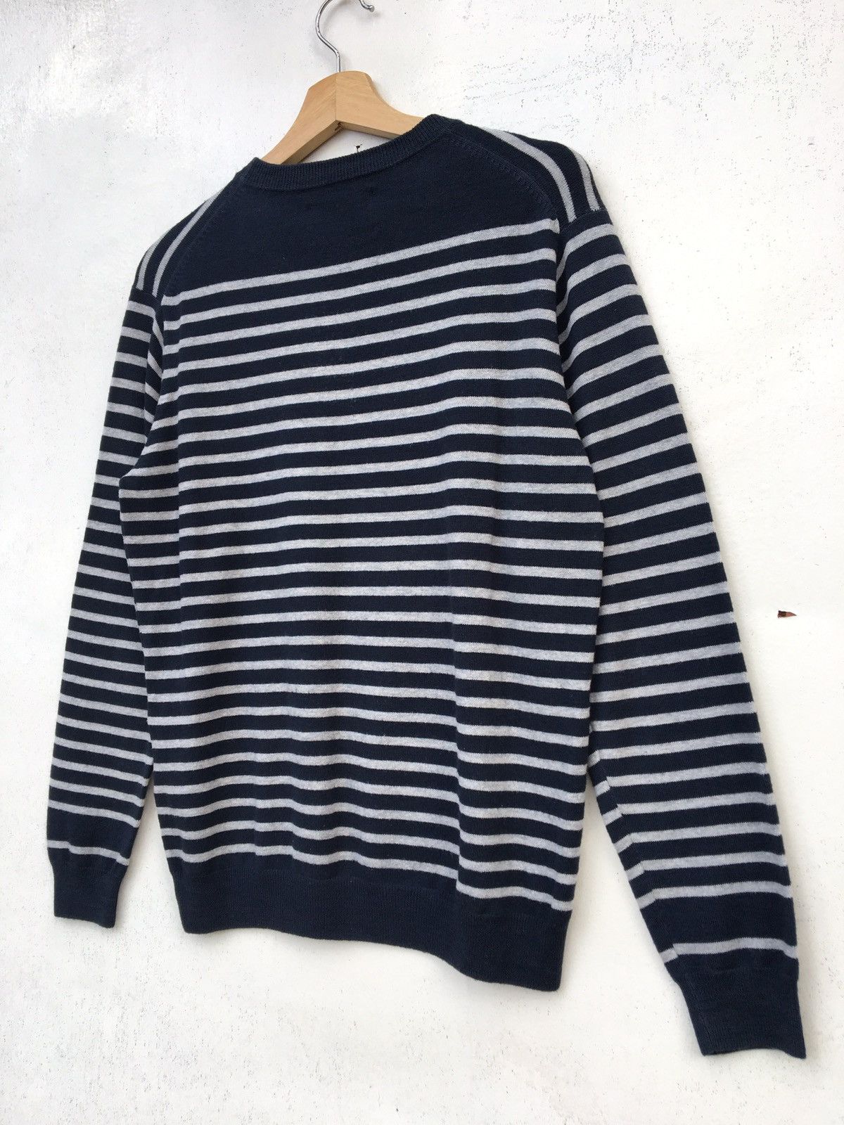 Margaret Howell Vintage MHL Margaret Howell Stripes Longsleeve Sweater Size US M / EU 48-50 / 2 - 13 Thumbnail