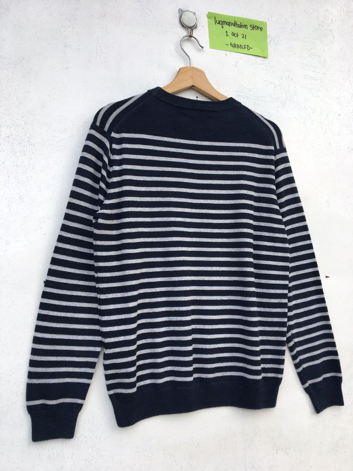 Margaret Howell Vintage MHL Margaret Howell Stripes Longsleeve Sweater Size US M / EU 48-50 / 2 - 12 Thumbnail