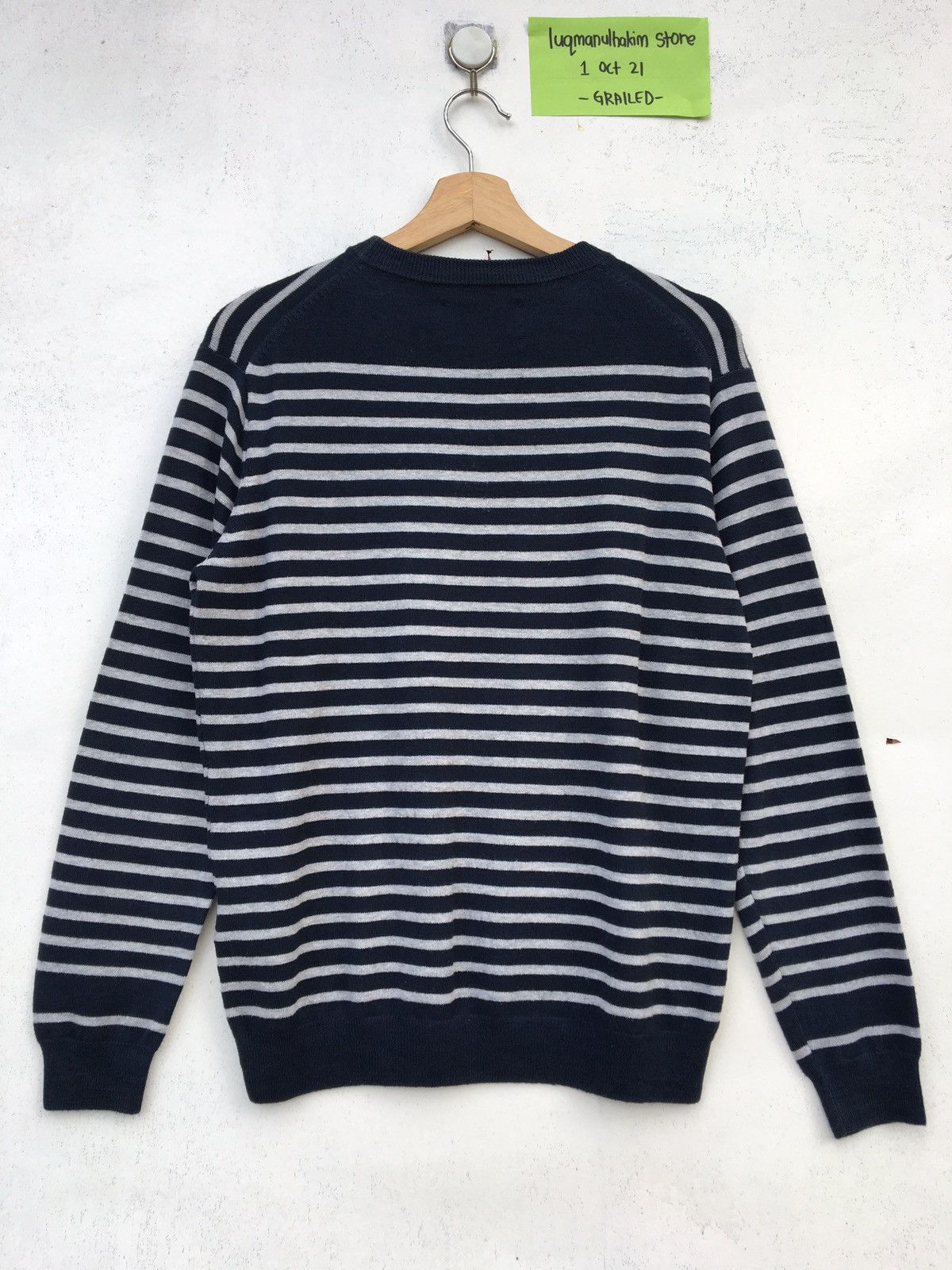 Margaret Howell Vintage MHL Margaret Howell Stripes Longsleeve Sweater Size US M / EU 48-50 / 2 - 11 Thumbnail
