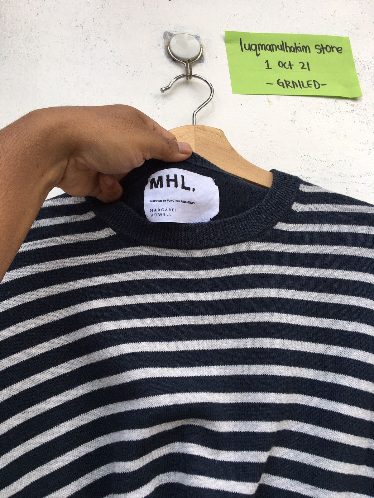 Margaret Howell Vintage MHL Margaret Howell Stripes Longsleeve Sweater Size US M / EU 48-50 / 2 - 6 Thumbnail