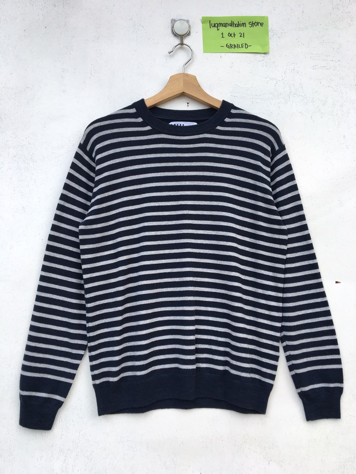 Margaret Howell Vintage MHL Margaret Howell Stripes Longsleeve Sweater Size US M / EU 48-50 / 2 - 1 Thumbnail