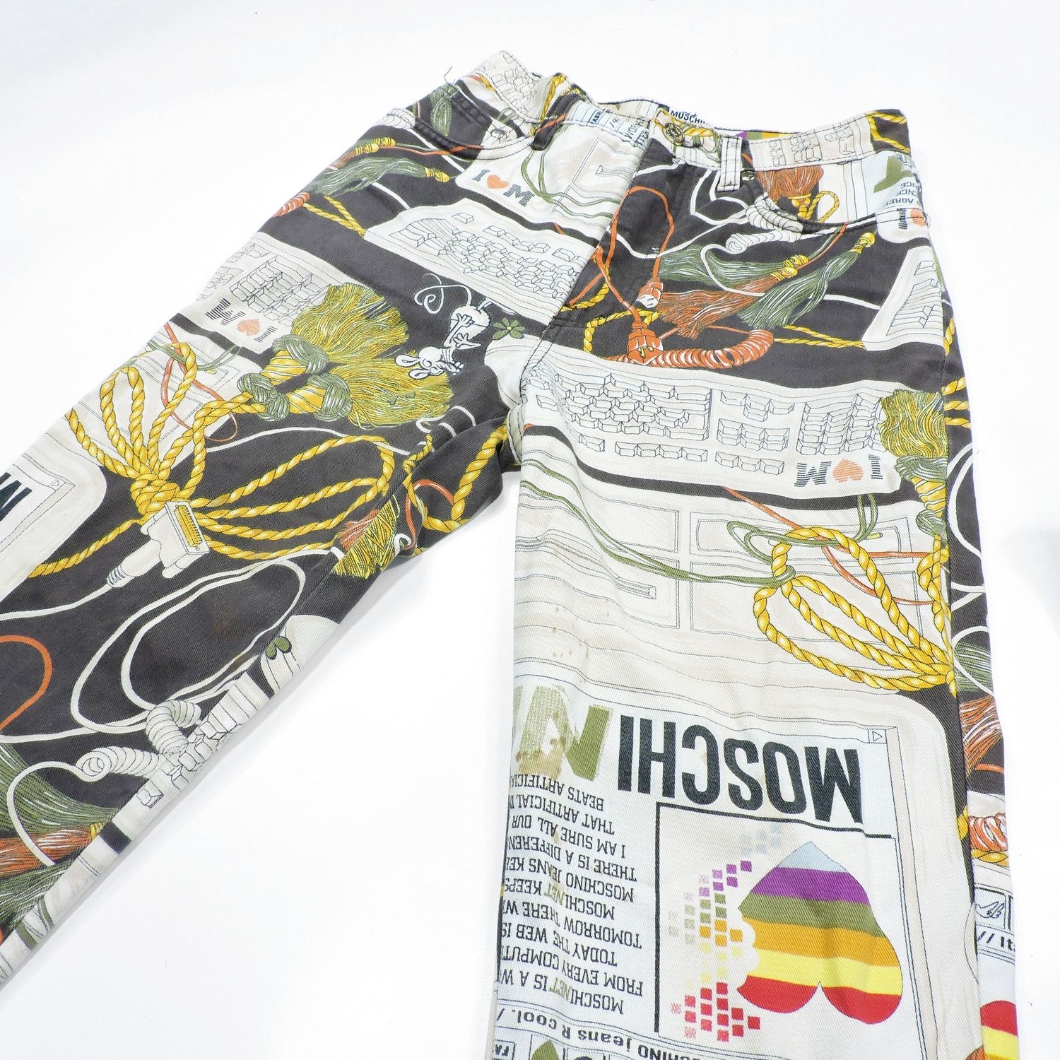 Moschino MOSCHINO JEANS POP ART ALL OVERPRINT DENIM PANTS Size 26" / US 2 / IT 38 - 13 Thumbnail