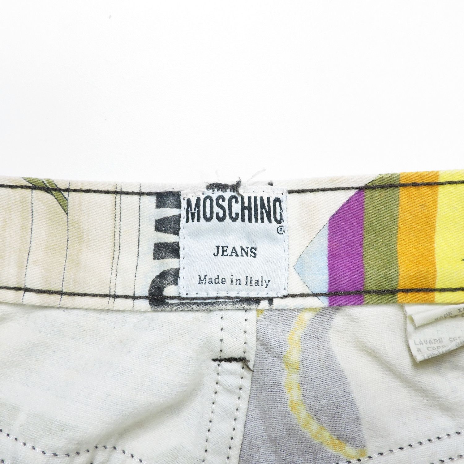 Moschino MOSCHINO JEANS POP ART ALL OVERPRINT DENIM PANTS Size 26" / US 2 / IT 38 - 3 Thumbnail