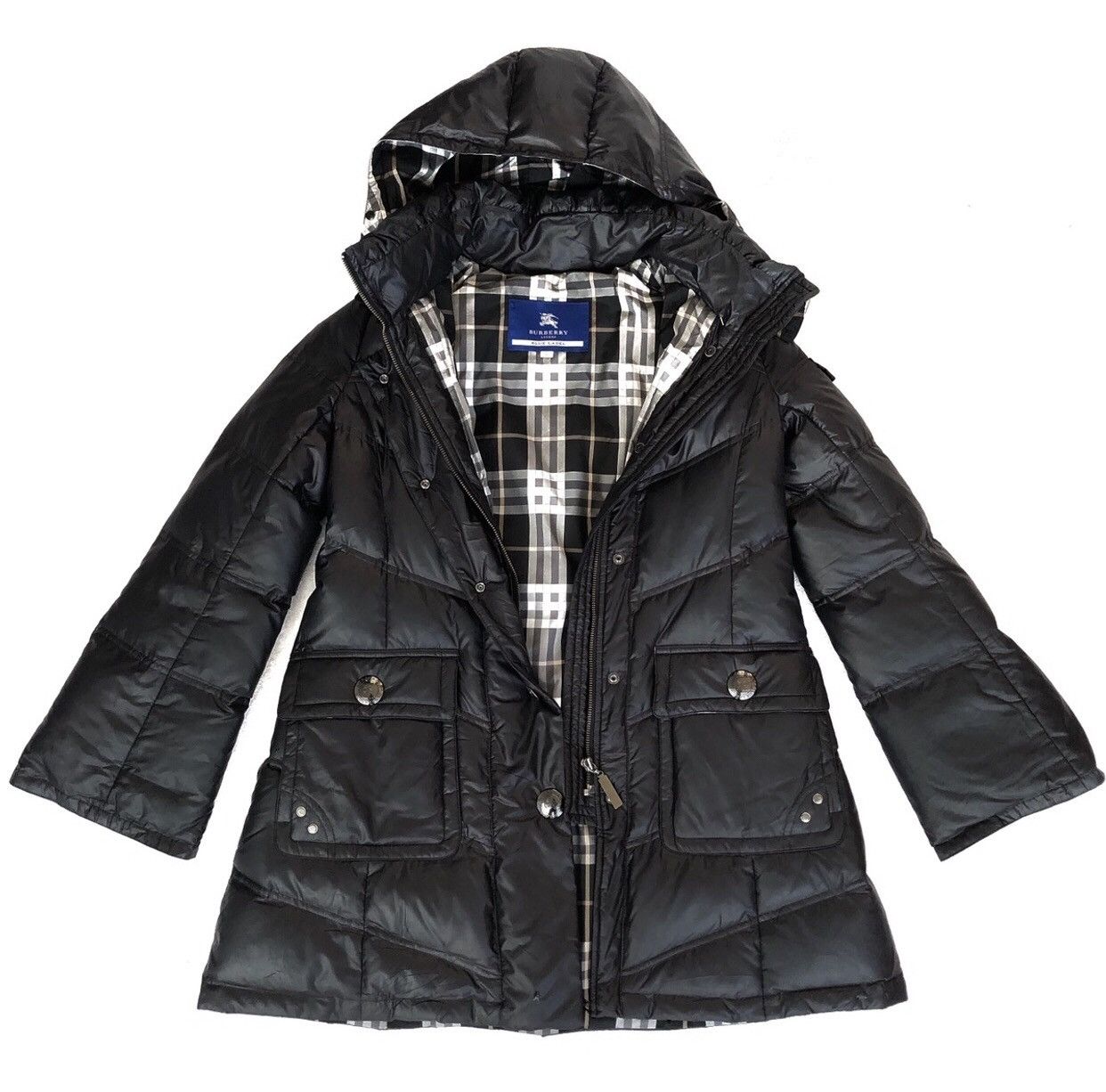 Burberry Authentic Burberry London Blue Label Down Jacket Size M / US 6-8 / IT 42-44 - 1 Thumbnail