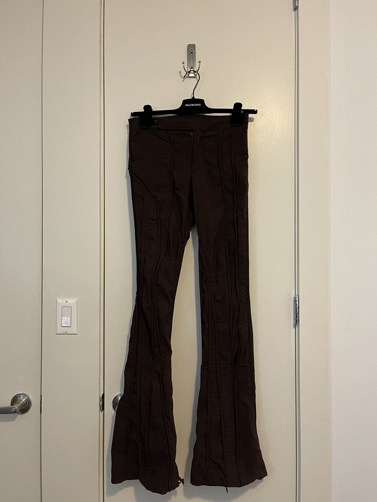image of Mainline_Rusfrcade First Edition Bootcut Elastine Trouser in Brown, Men's (Size 30)