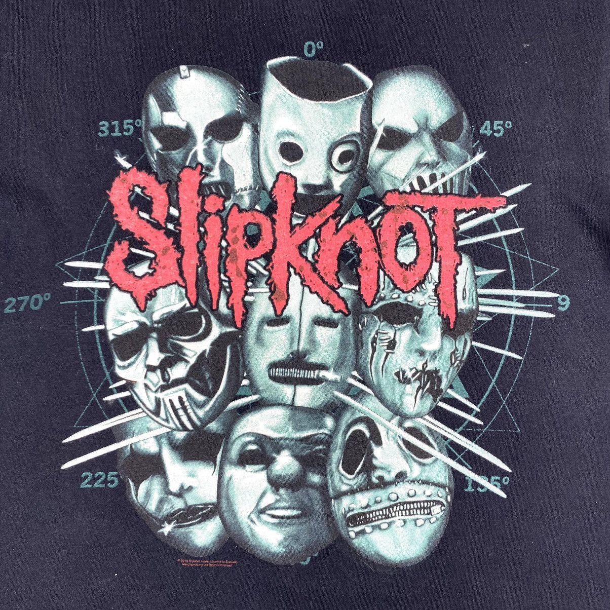 Band Tees Vintage Slipknot T Shirt Band Tour Rock Tee Y2K Hype Size US M / EU 48-50 / 2 - 4 Thumbnail