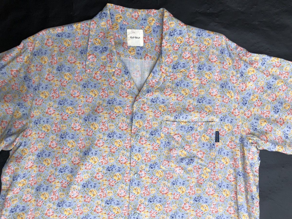 Karl Helmut Vintage Karl Helmut Japan Flowers Rayon Hawaiian Shirt Size US M / EU 48-50 / 2 - 2 Thumbnail