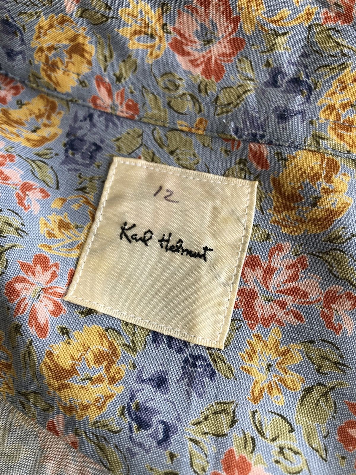Karl Helmut Vintage Karl Helmut Japan Flowers Rayon Hawaiian Shirt Size US M / EU 48-50 / 2 - 20 Thumbnail