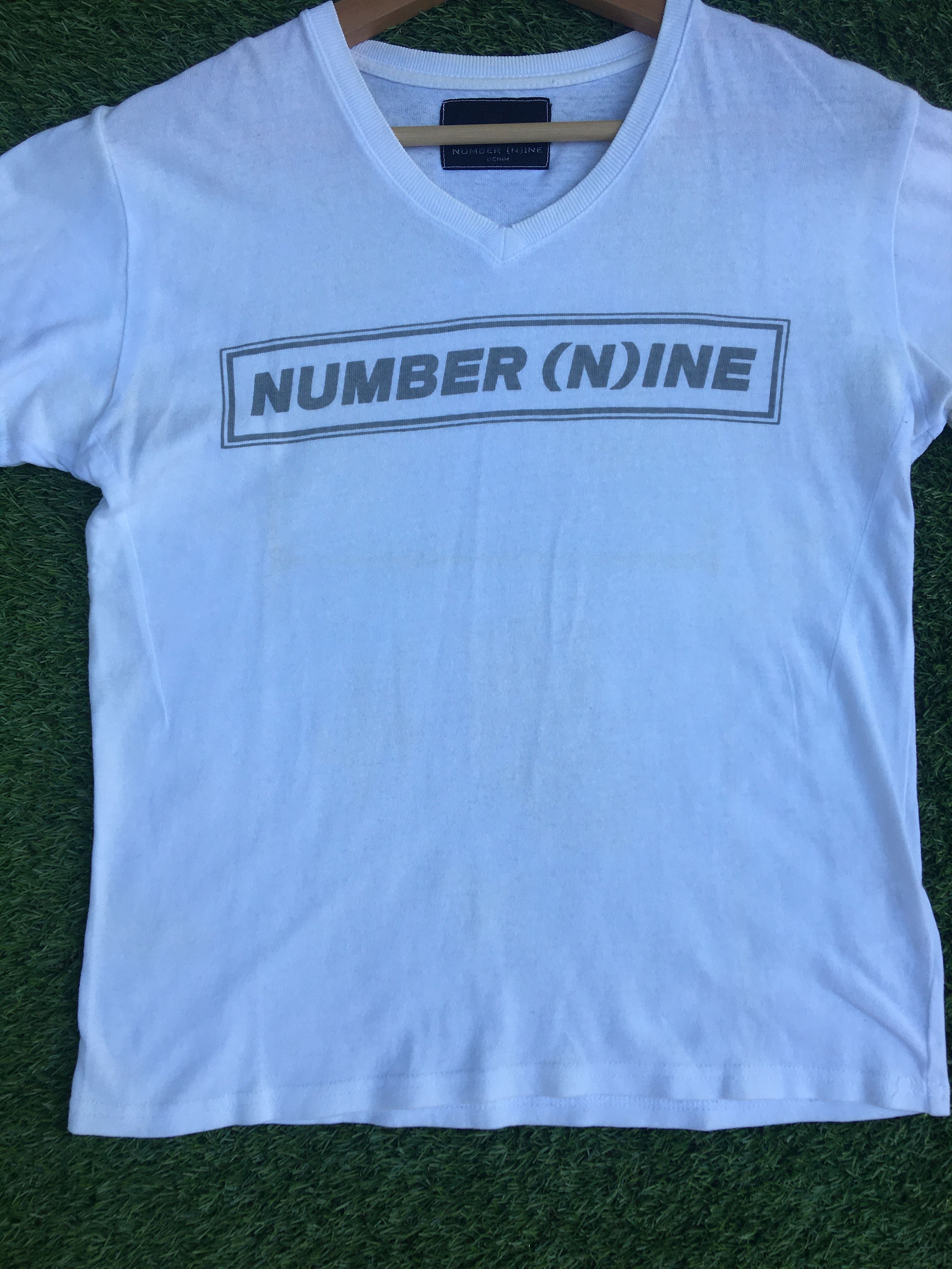 Number (N)ine Rare Vintage Number Nine Spellout Tshirt Size US S / EU 44-46 / 1 - 4 Thumbnail
