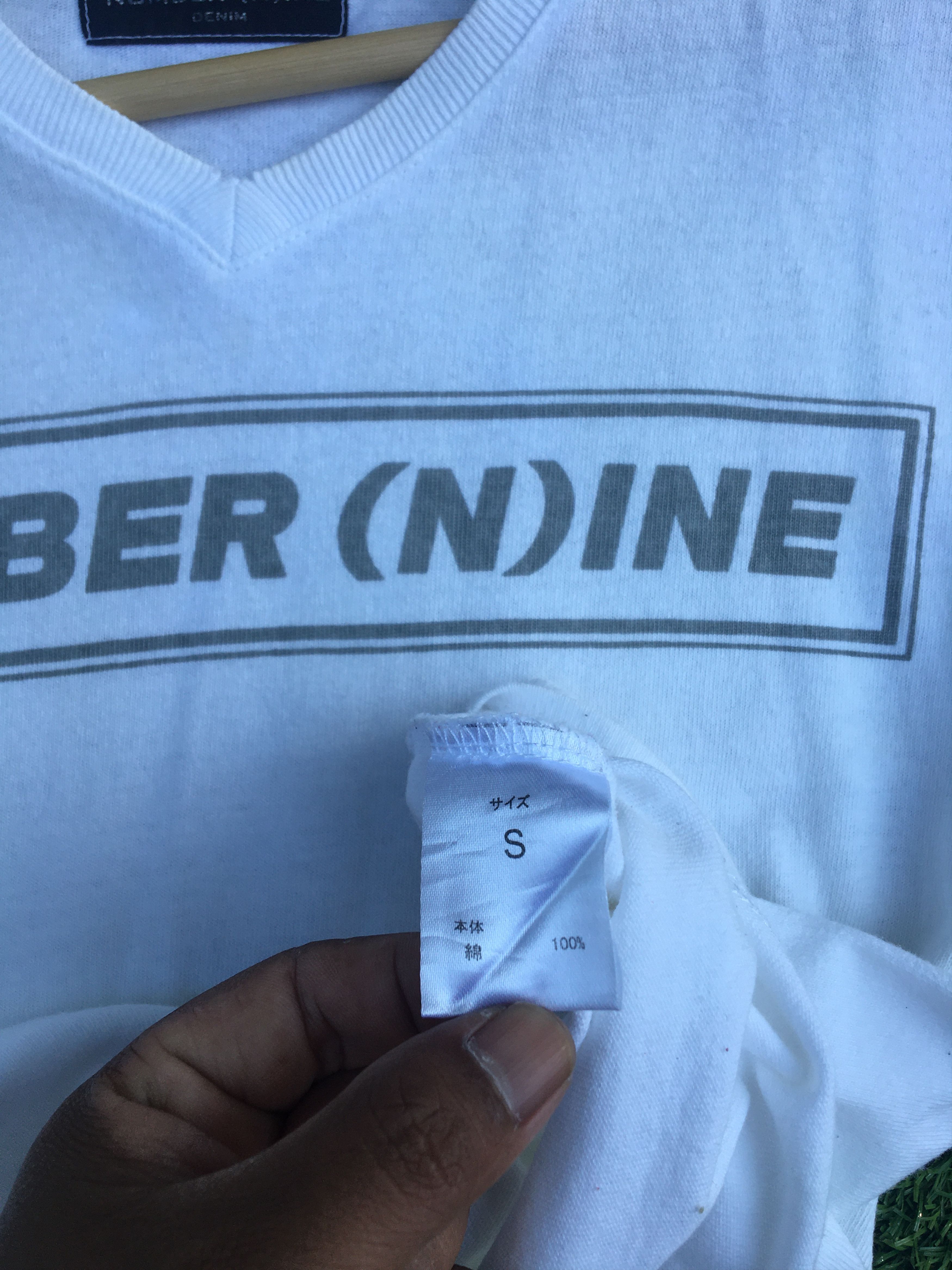 Number (N)ine Rare Vintage Number Nine Spellout Tshirt Size US S / EU 44-46 / 1 - 7 Thumbnail