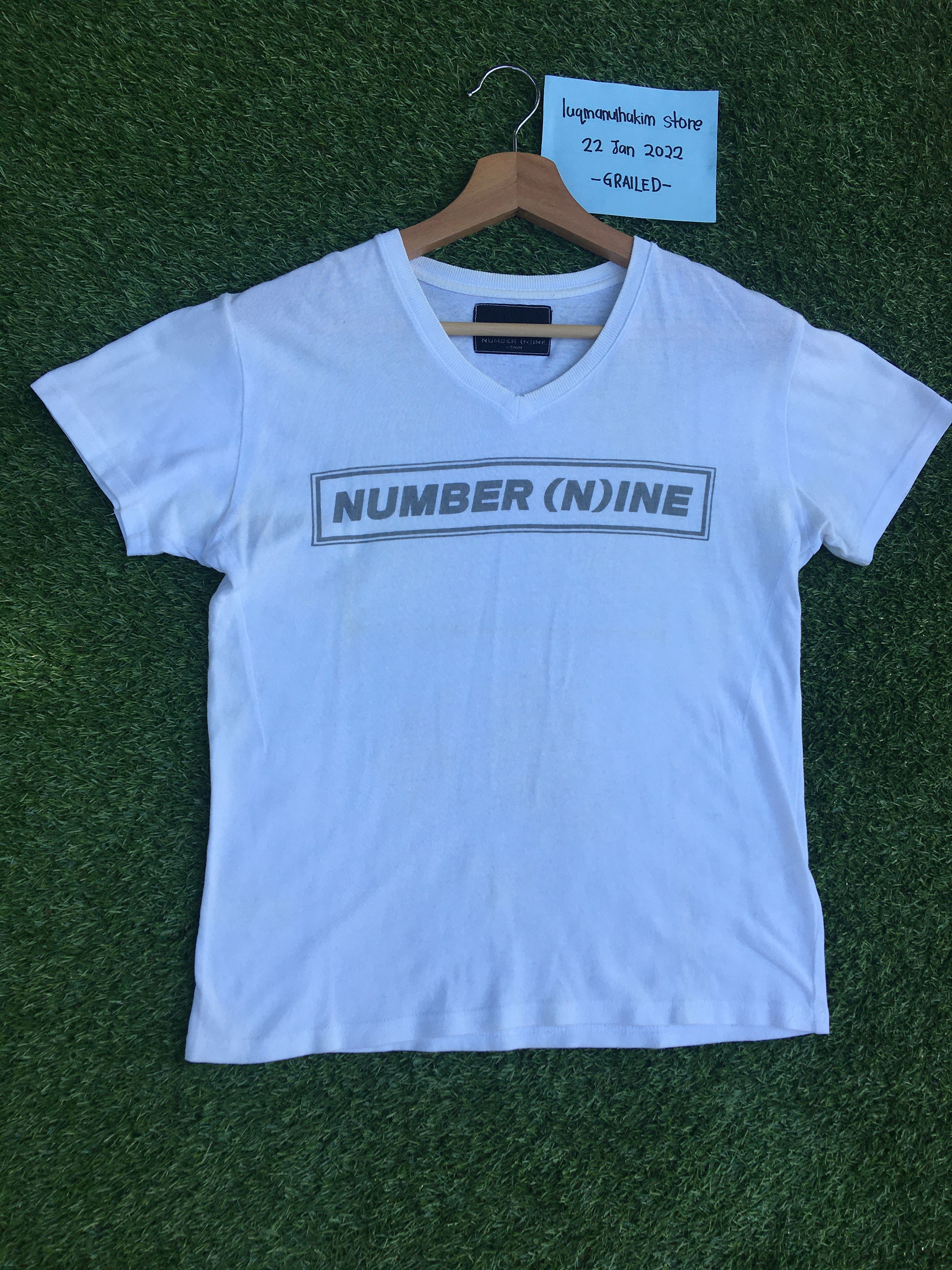 Number (N)ine Rare Vintage Number Nine Spellout Tshirt Size US S / EU 44-46 / 1 - 2 Thumbnail