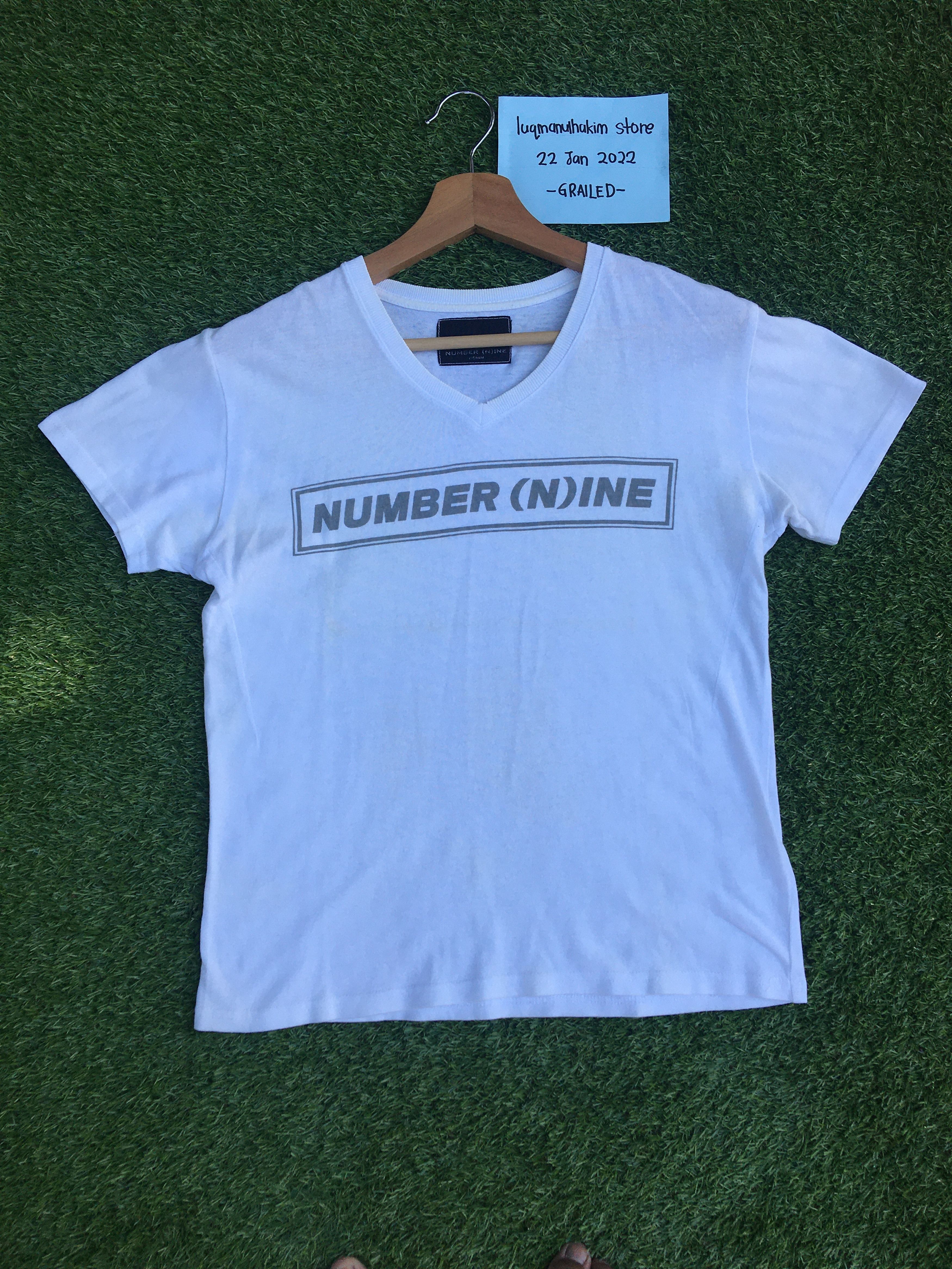 Rare Vintage Number Nine Spellout Tshirt