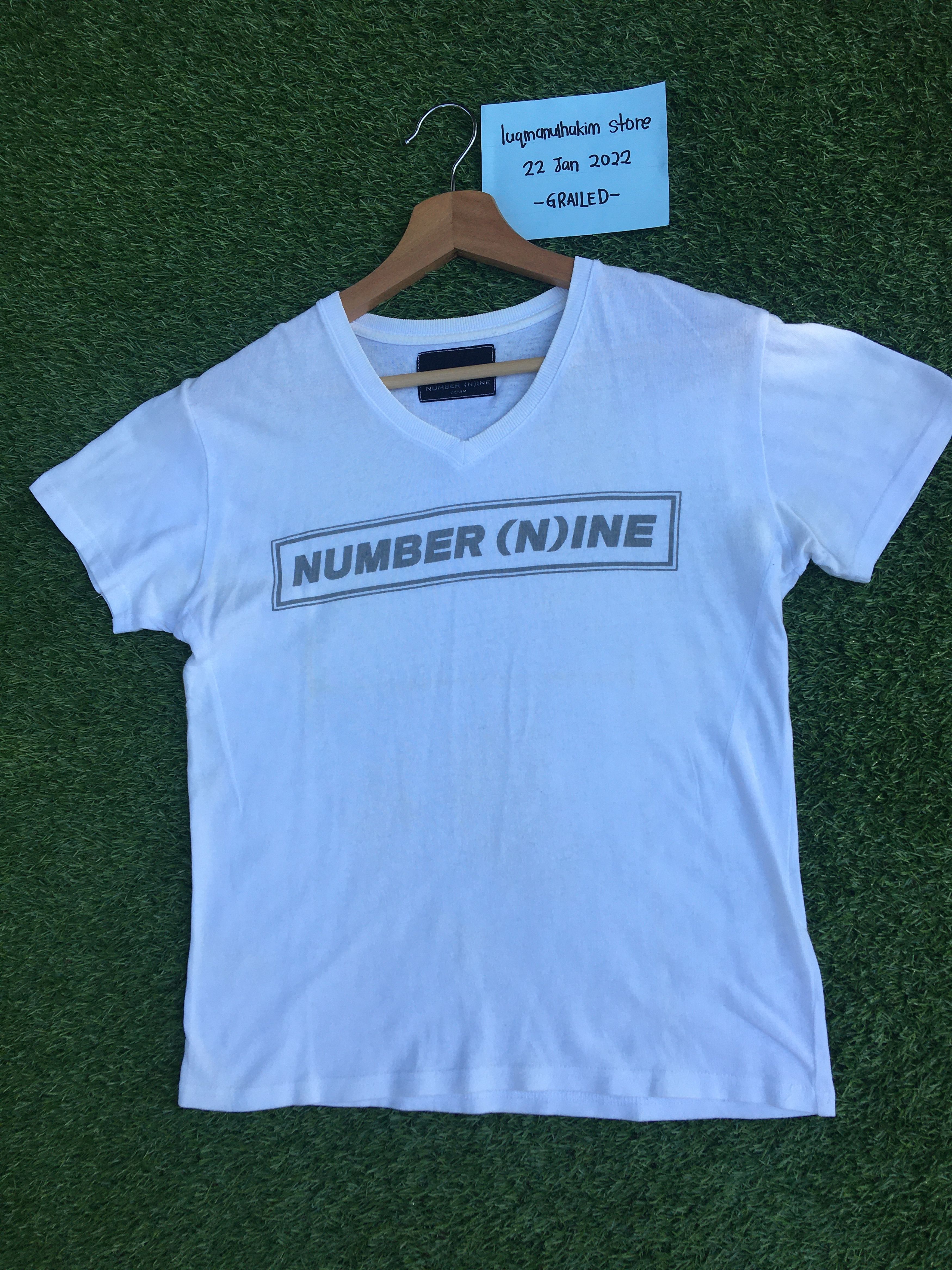 Number (N)ine Rare Vintage Number Nine Spellout Tshirt Size US S / EU 44-46 / 1 - 3 Thumbnail