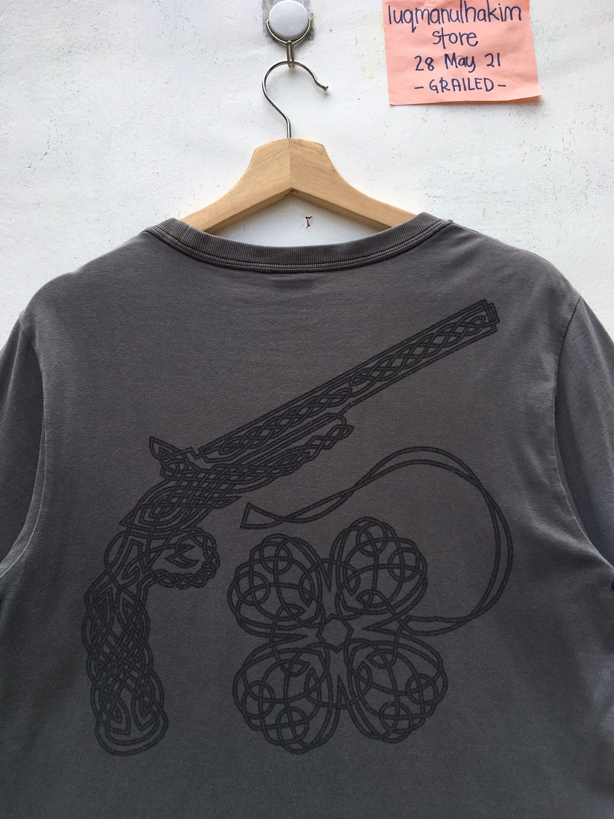 Number (N)ine Rare Number (N)ine F/W 2006 Woven Revolver Tee Size US S / EU 44-46 / 1 - 4 Thumbnail