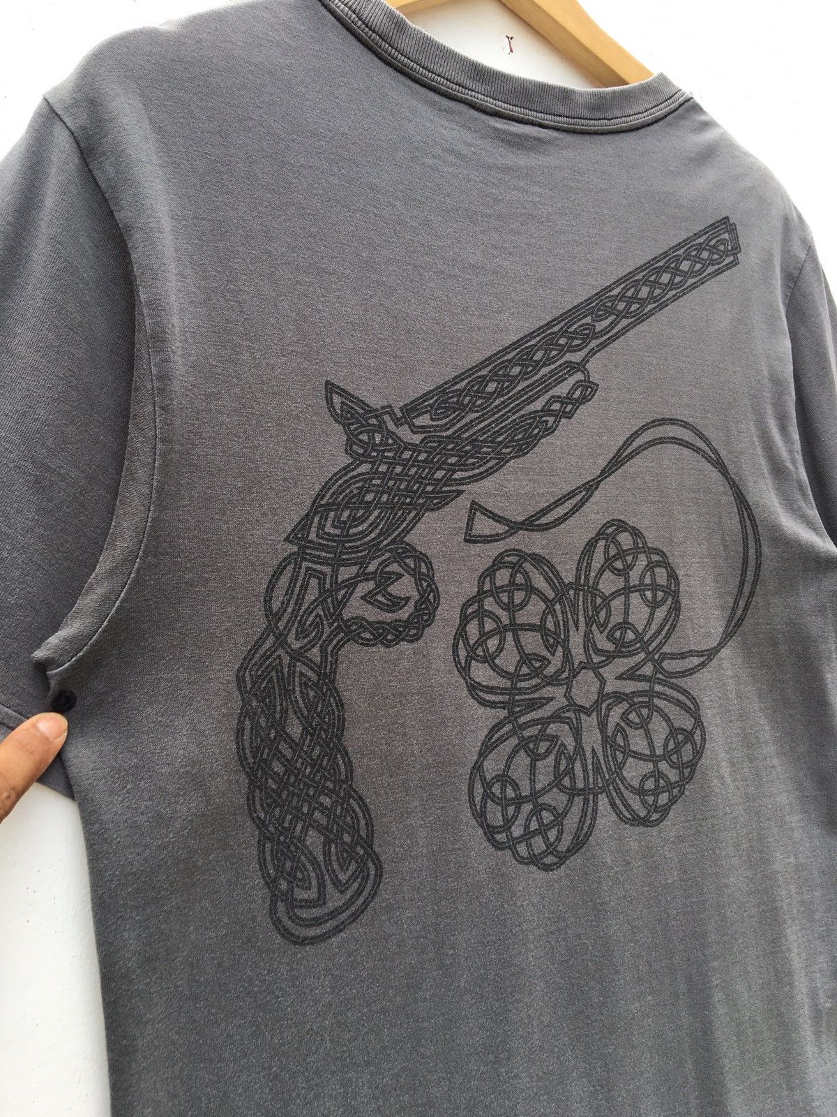 Number (N)ine Rare Number (N)ine F/W 2006 Woven Revolver Tee Size US S / EU 44-46 / 1 - 5 Thumbnail
