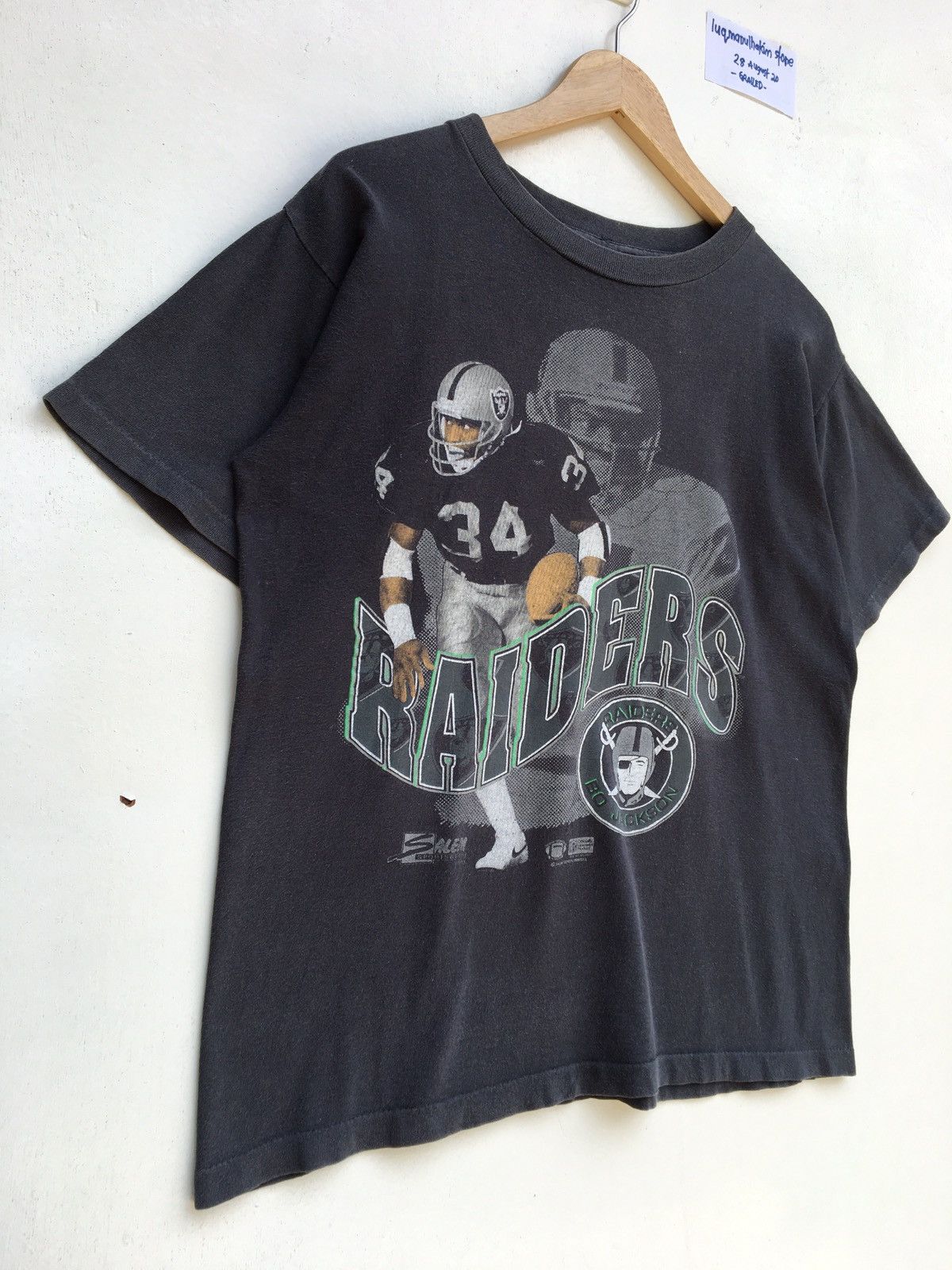 NFL Vintage Bo Jackson Oakland Raiders Tee Size US M / EU 48-50 / 2 - 4 Thumbnail