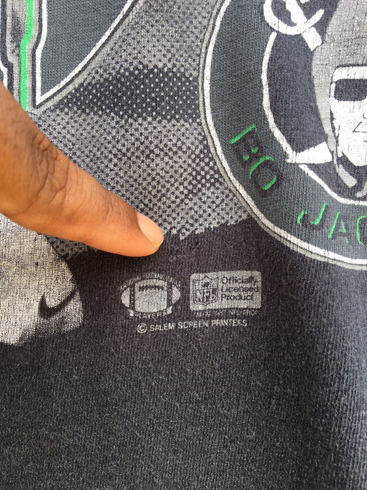 NFL Vintage Bo Jackson Oakland Raiders Tee Size US M / EU 48-50 / 2 - 10 Thumbnail