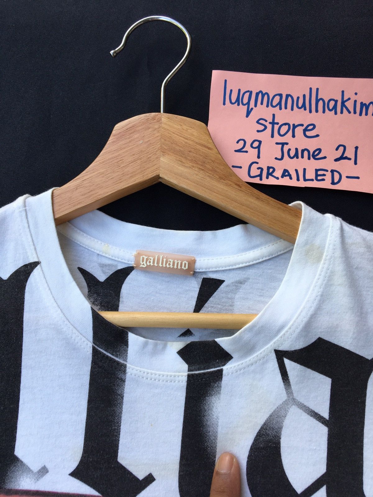John Galliano Rare Vintage John Galliano Newspaper Tshirt Size US S / EU 44-46 / 1 - 16 Thumbnail
