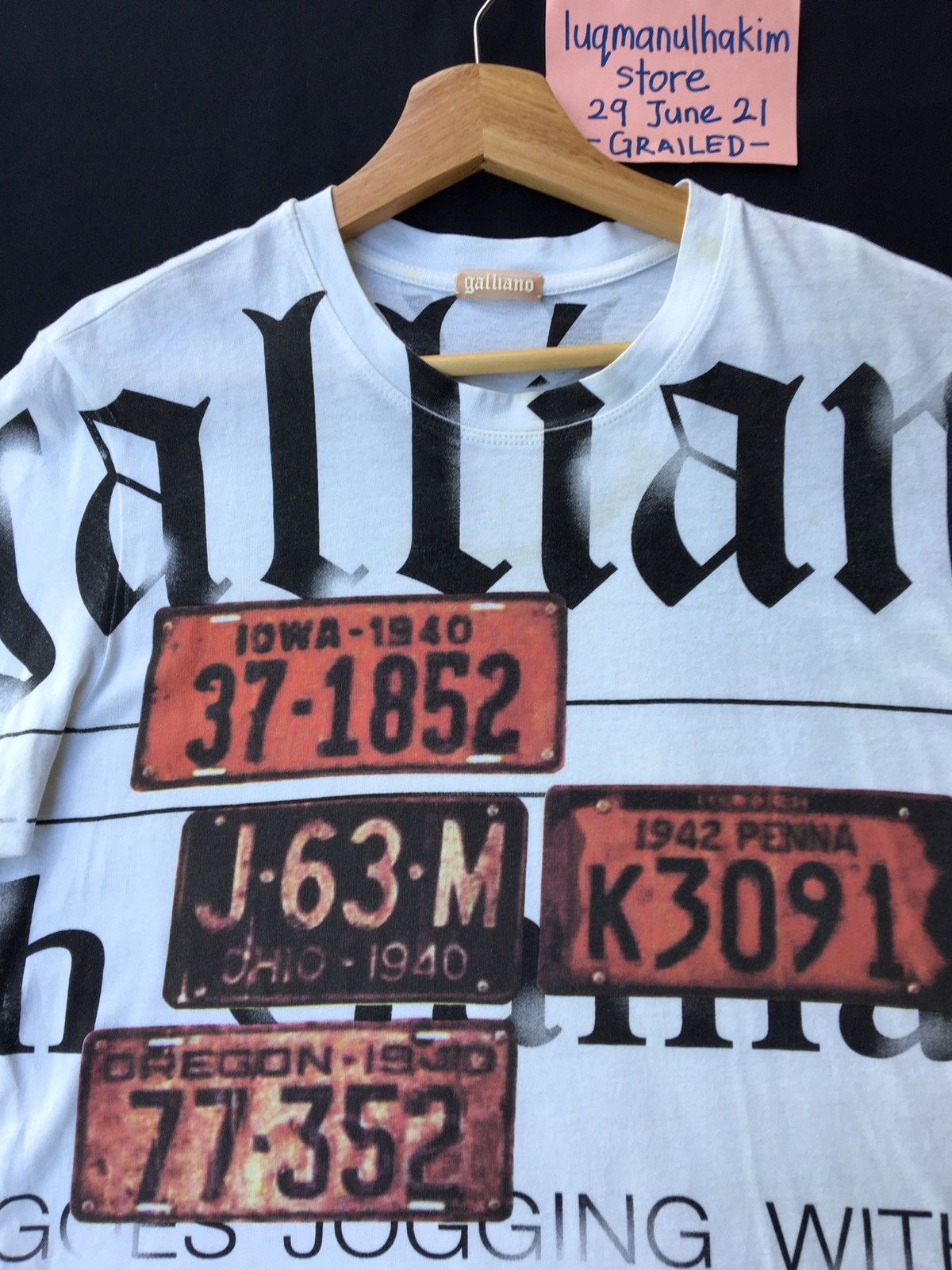 John Galliano Rare Vintage John Galliano Newspaper Tshirt Size US S / EU 44-46 / 1 - 9 Thumbnail