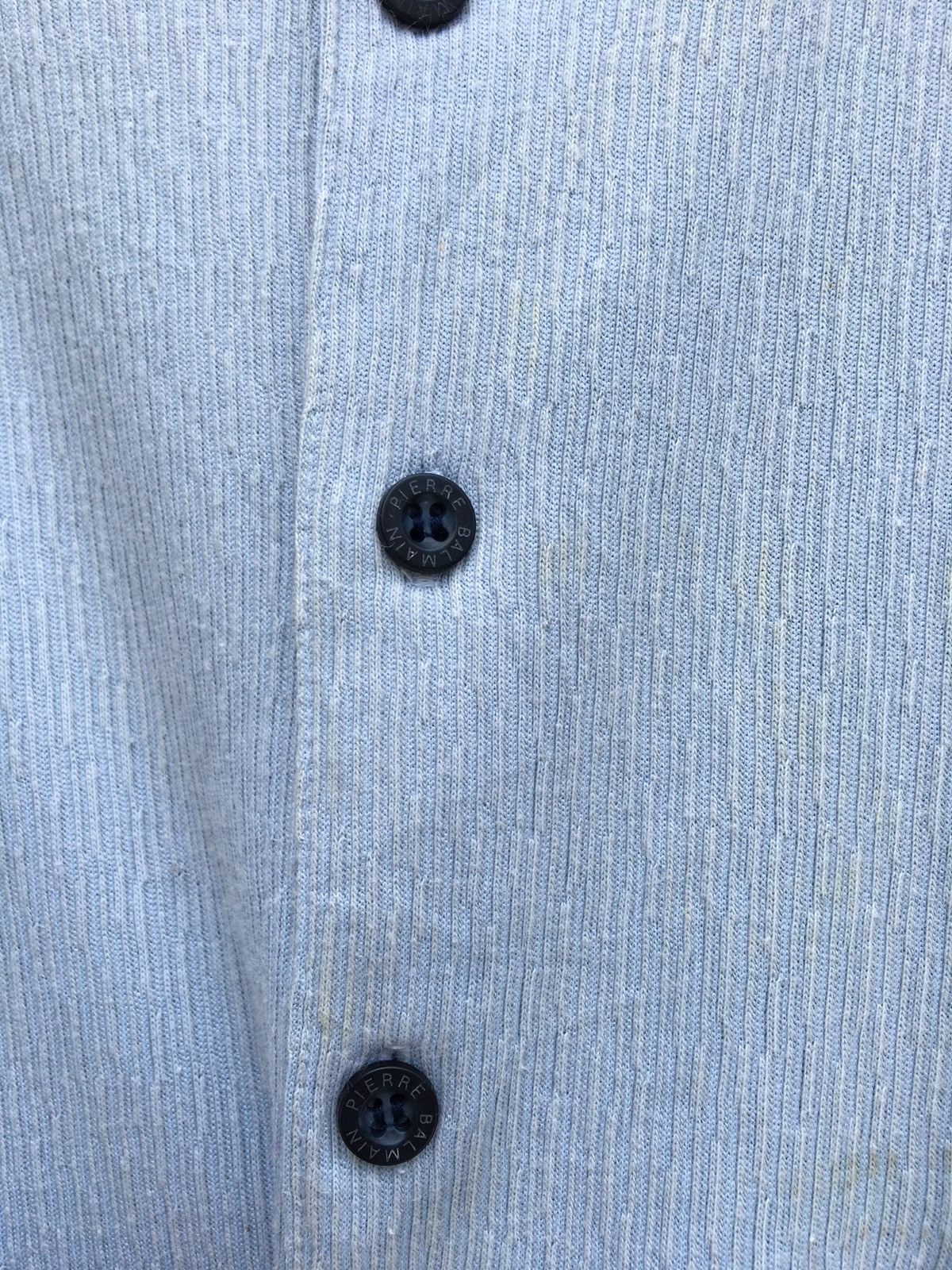 Pierre Balmain Pierre Balmain T Shirt Half Button Up Embroidery Logo Size US L / EU 52-54 / 3 - 7 Thumbnail