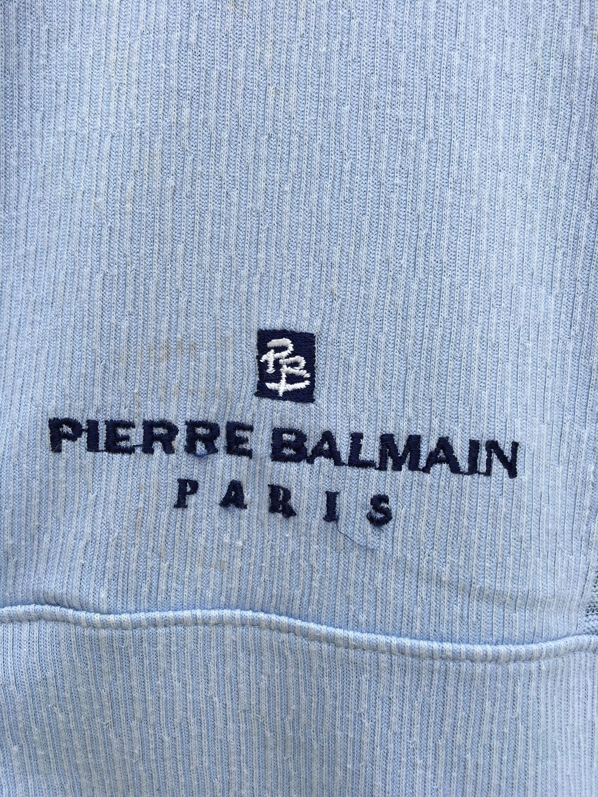 Pierre Balmain Pierre Balmain T Shirt Half Button Up Embroidery Logo Size US L / EU 52-54 / 3 - 6 Thumbnail
