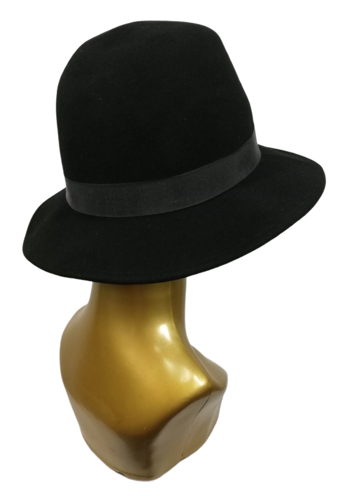 Vintage 🔥DOPE RARE!!!! Vintage New York Black Wool Felt Fedora Hat Size ONE SIZE - 6 Thumbnail