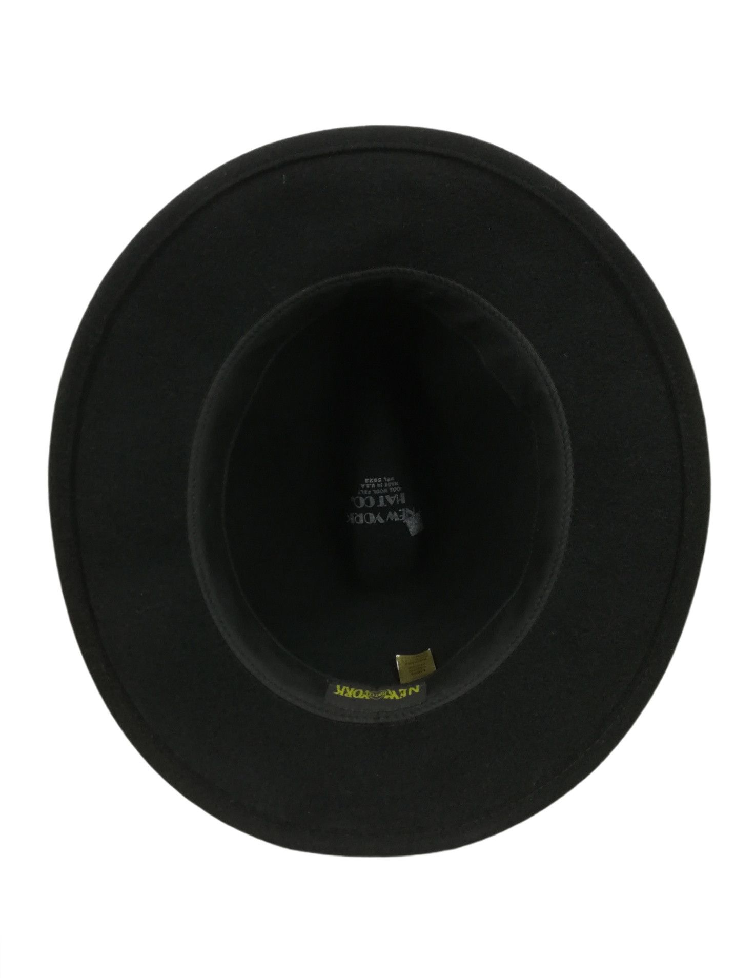 Vintage 🔥DOPE RARE!!!! Vintage New York Black Wool Felt Fedora Hat Size ONE SIZE - 14 Thumbnail