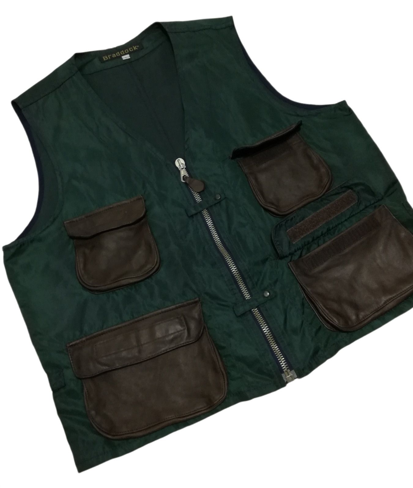 Braddock 🔥DOPE!!! Braddock Tactical Cargo Leather Pocket Strap Vest Size US L / EU 52-54 / 3 - 5 Thumbnail