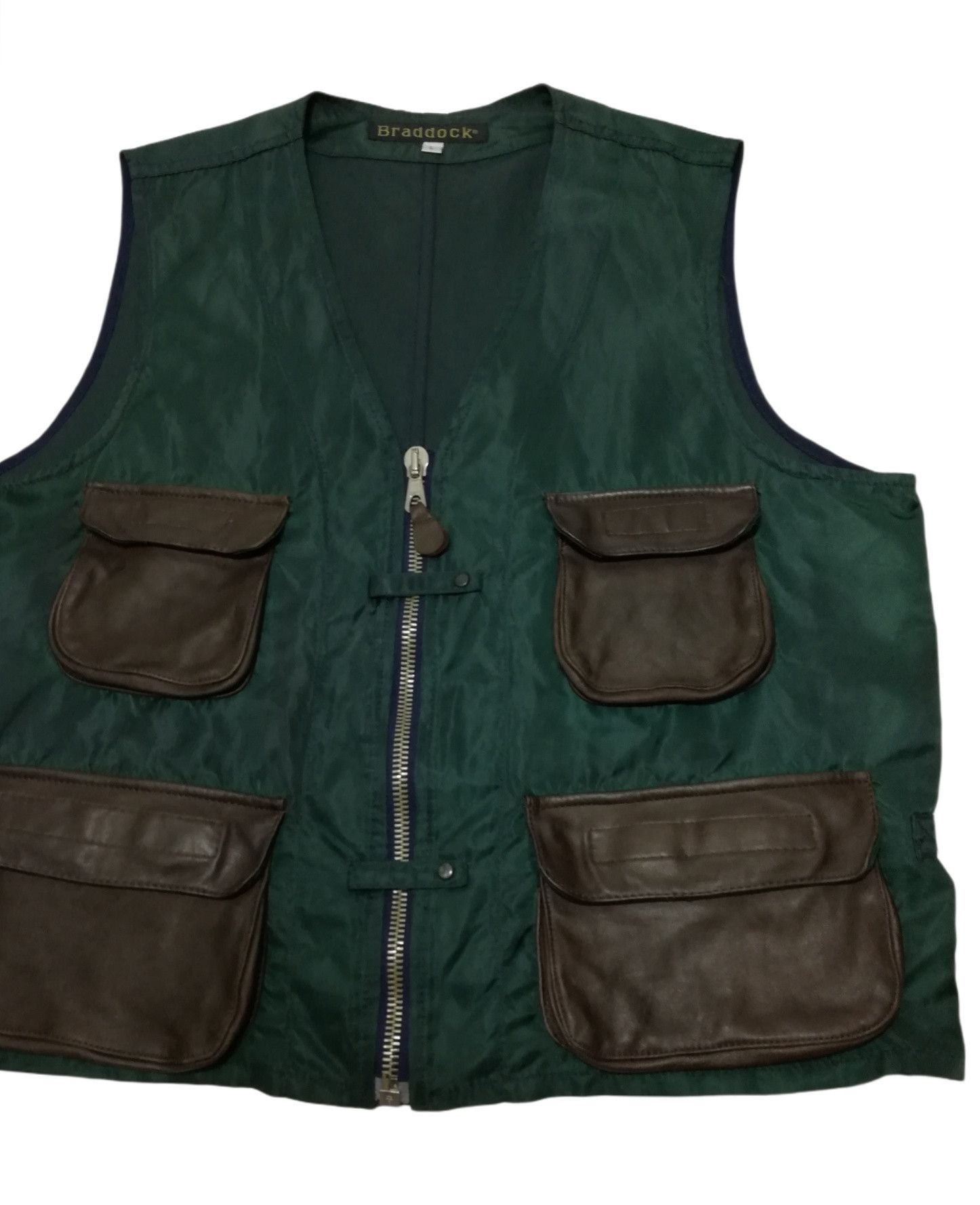 Braddock 🔥DOPE!!! Braddock Tactical Cargo Leather Pocket Strap Vest Size US L / EU 52-54 / 3 - 4 Thumbnail