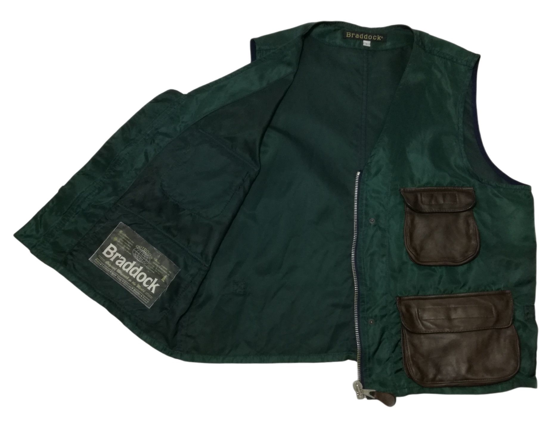 Braddock 🔥DOPE!!! Braddock Tactical Cargo Leather Pocket Strap Vest Size US L / EU 52-54 / 3 - 1 Thumbnail